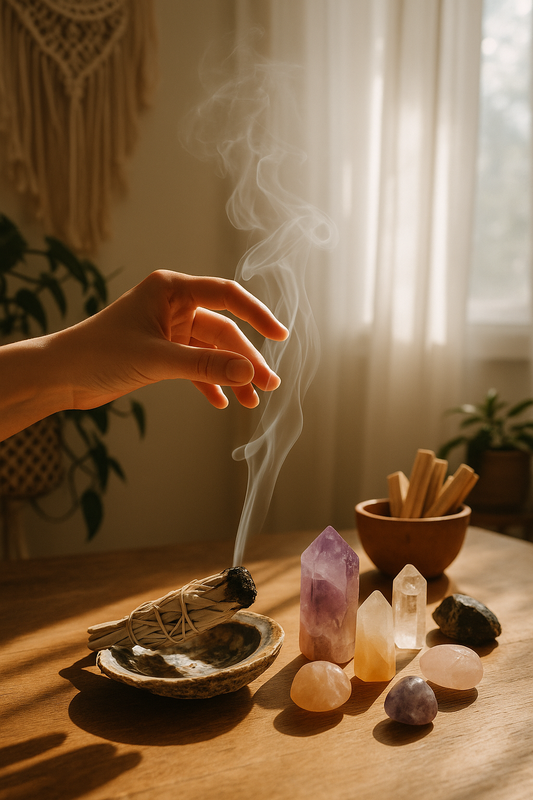 Spring Cleaning for Your Spirit | Clearing Negative Energy with Crystals & Smoke Cleansing