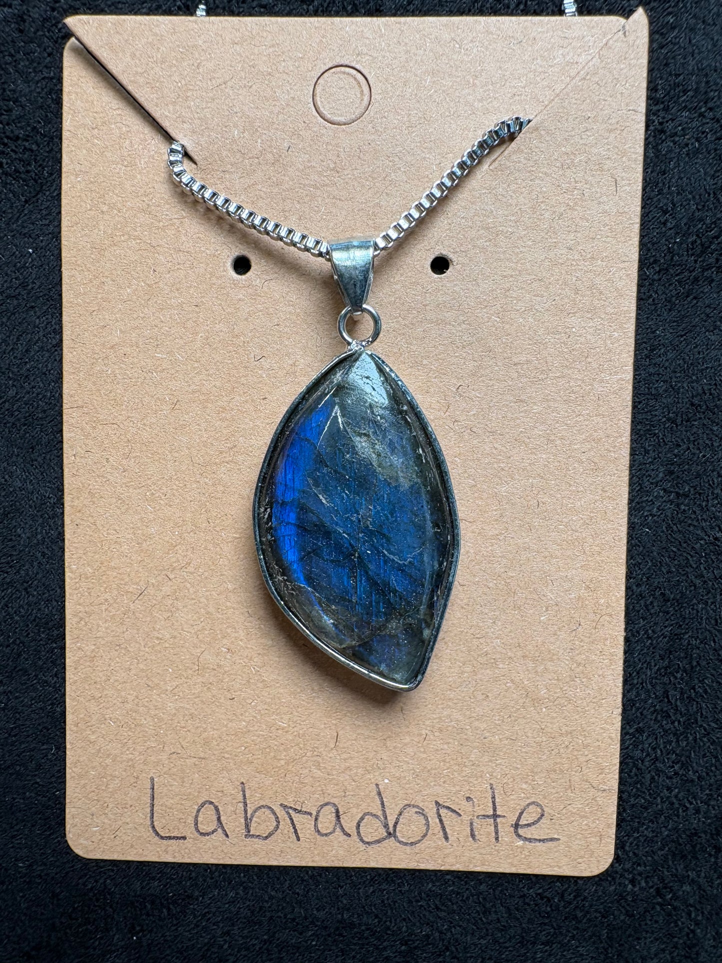 Labradorite Pendant Necklace #4 | Protection, Awakening, Transformation