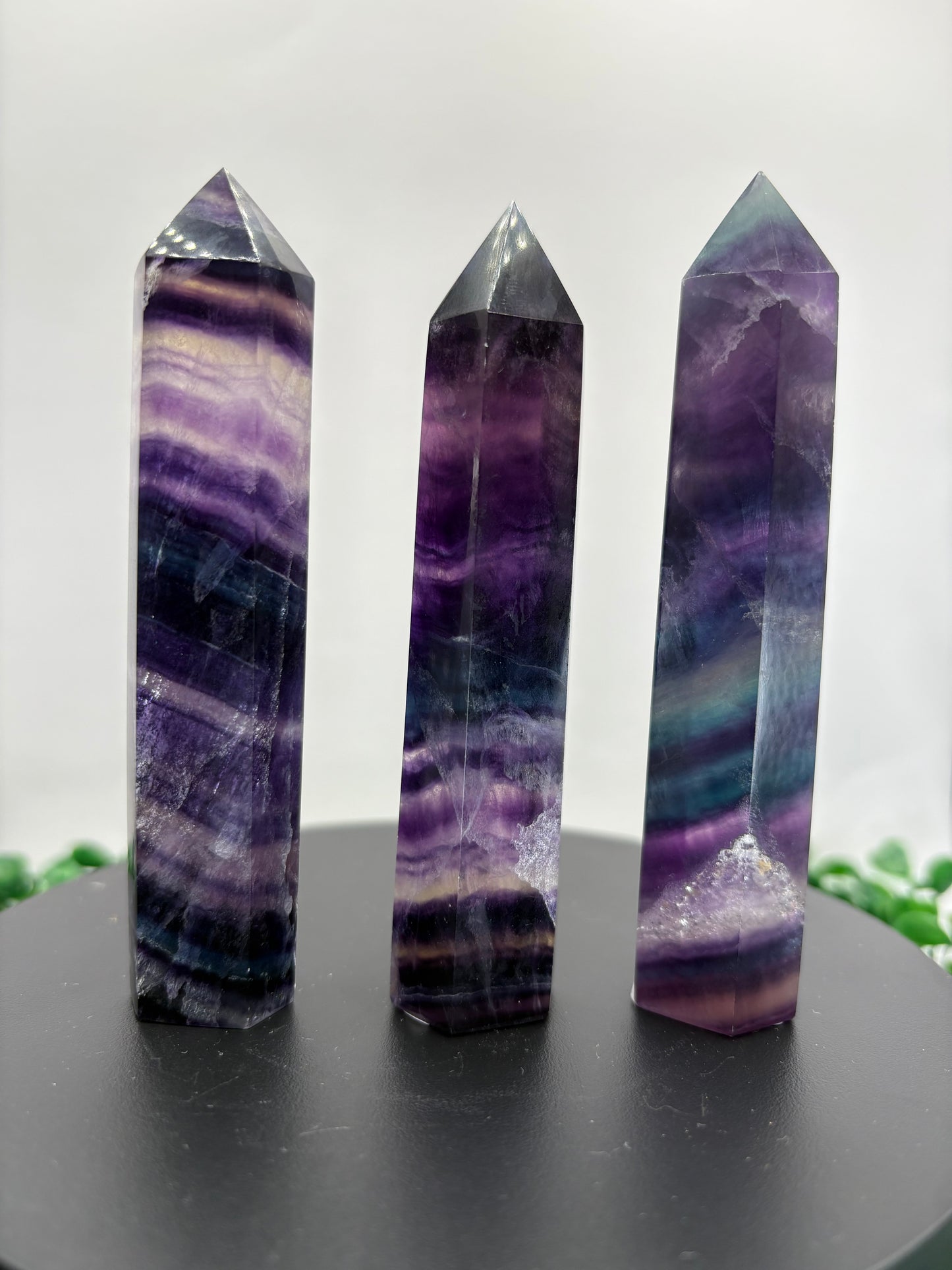 Rainbow Fluorite Tower/Point