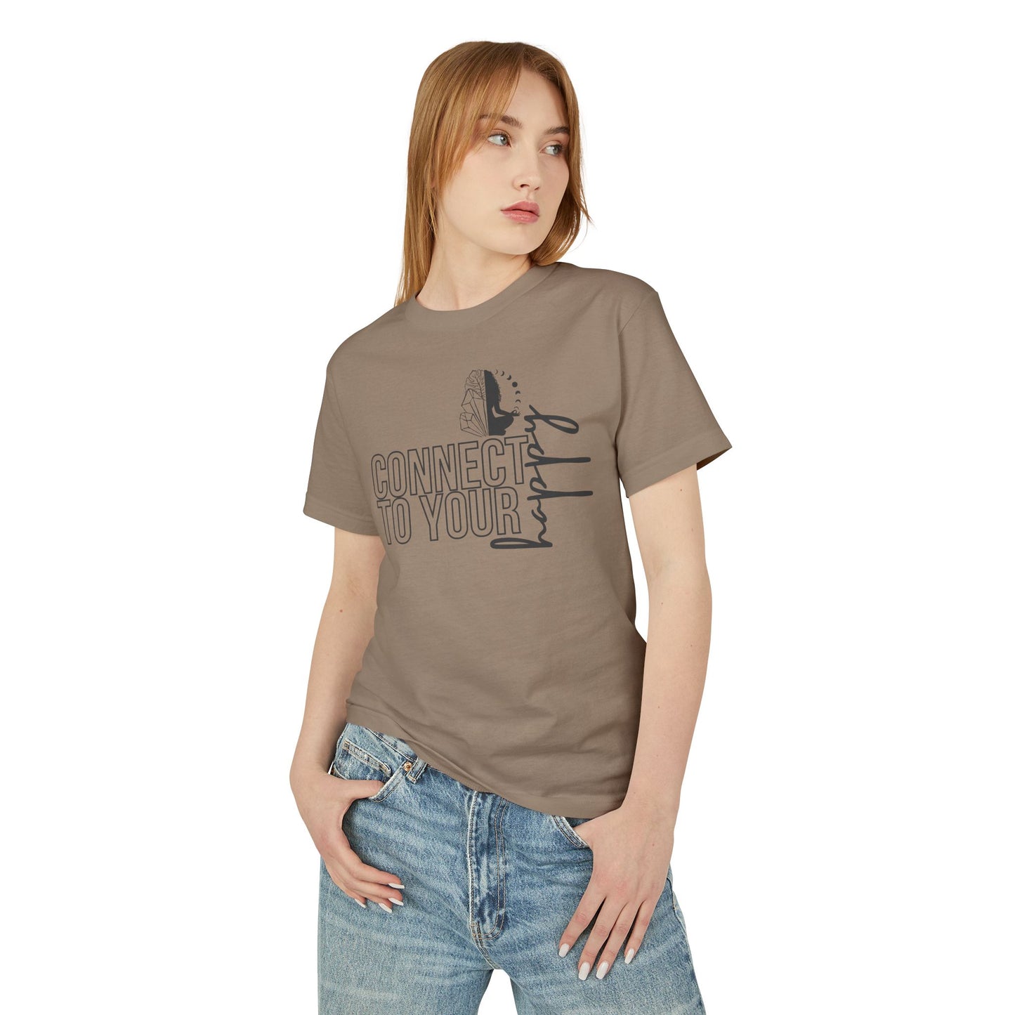 Unisex Connect to Your Happy Tee - Garment-Dyed Heavyweight Cotton