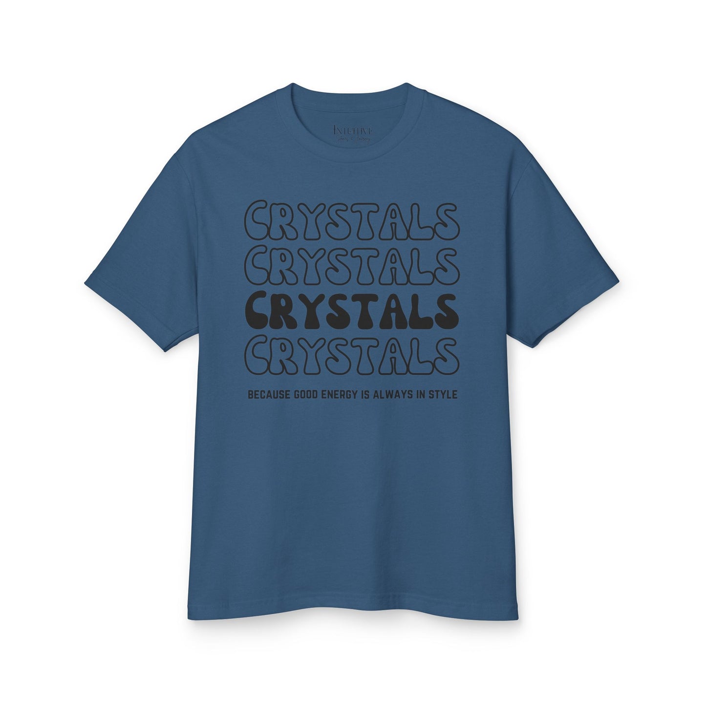 Crystal Vibes Unisex Heavyweight Tee - Good Energy Graphic Shirt