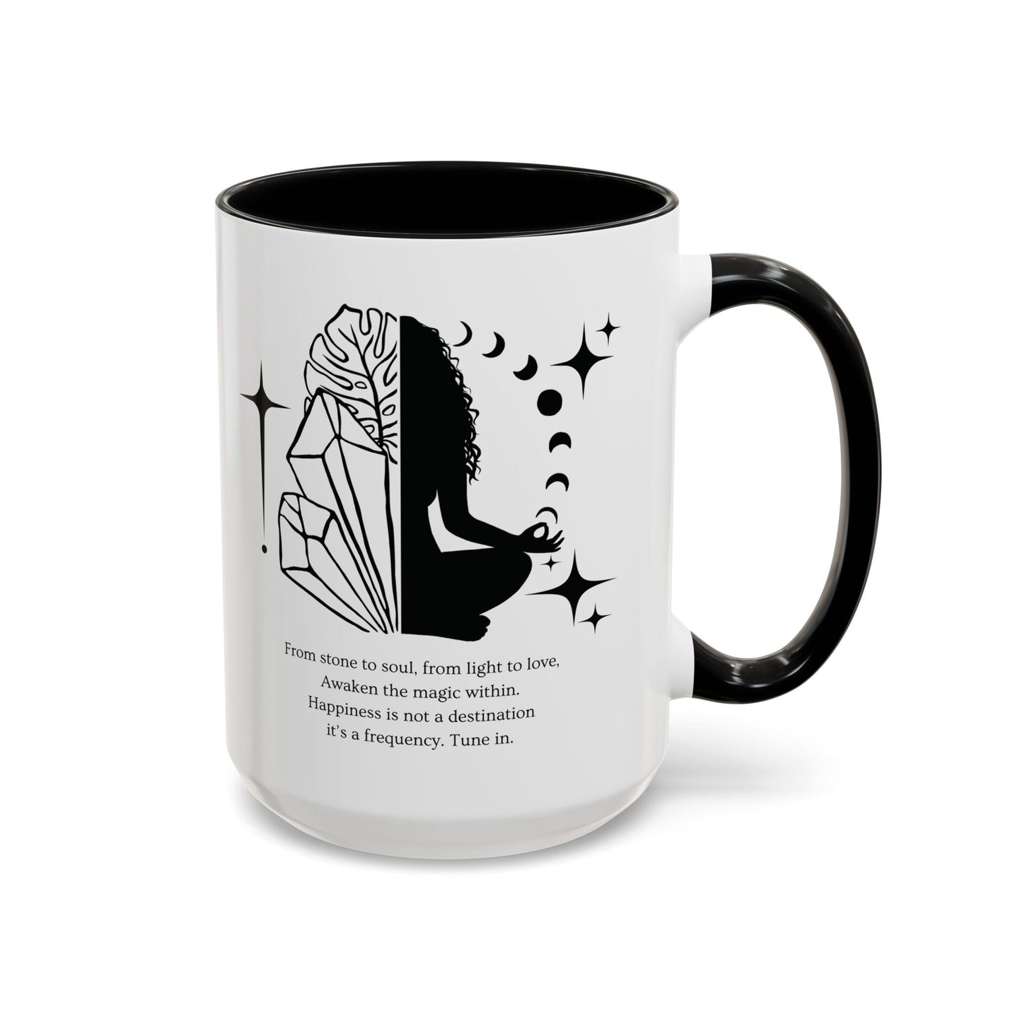 Awaken the Magic Accent Coffee Mug – Inspirational 11/15oz Mug for Daily Motivation