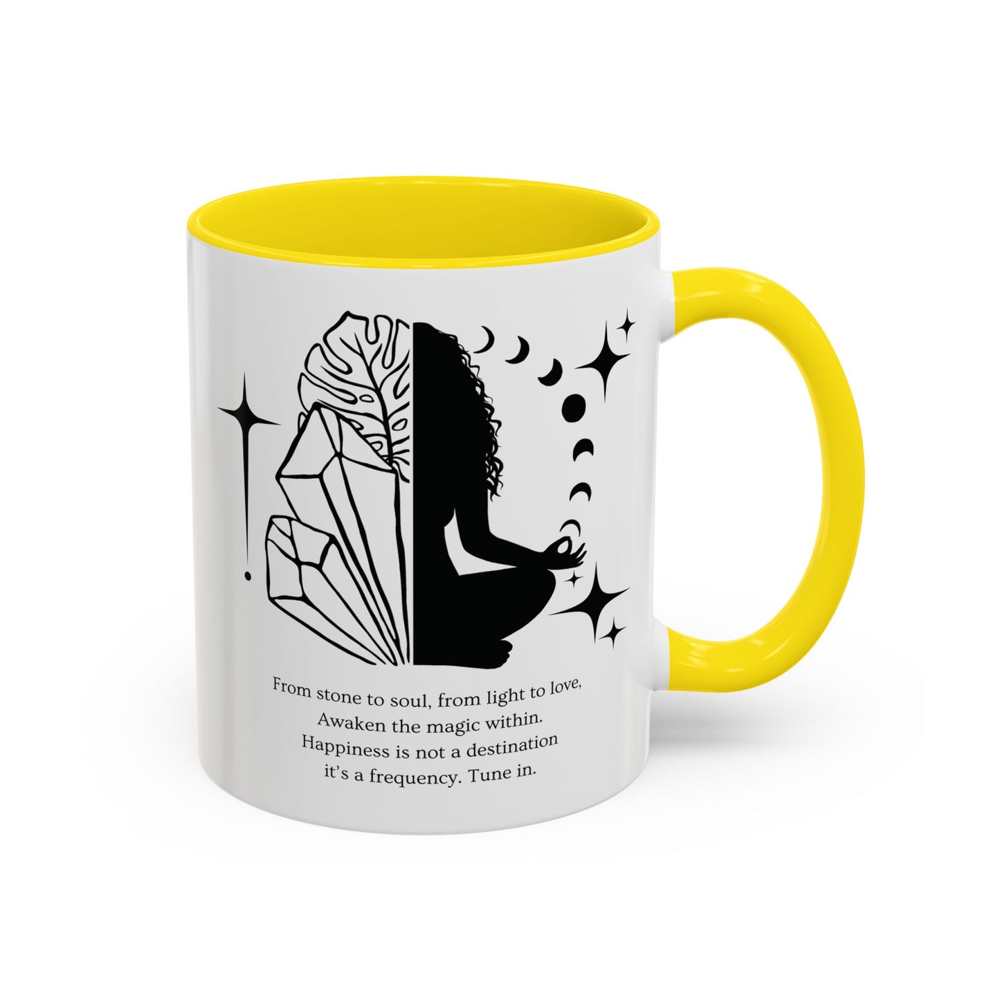 Awaken the Magic Accent Coffee Mug – Inspirational 11/15oz Mug for Daily Motivation