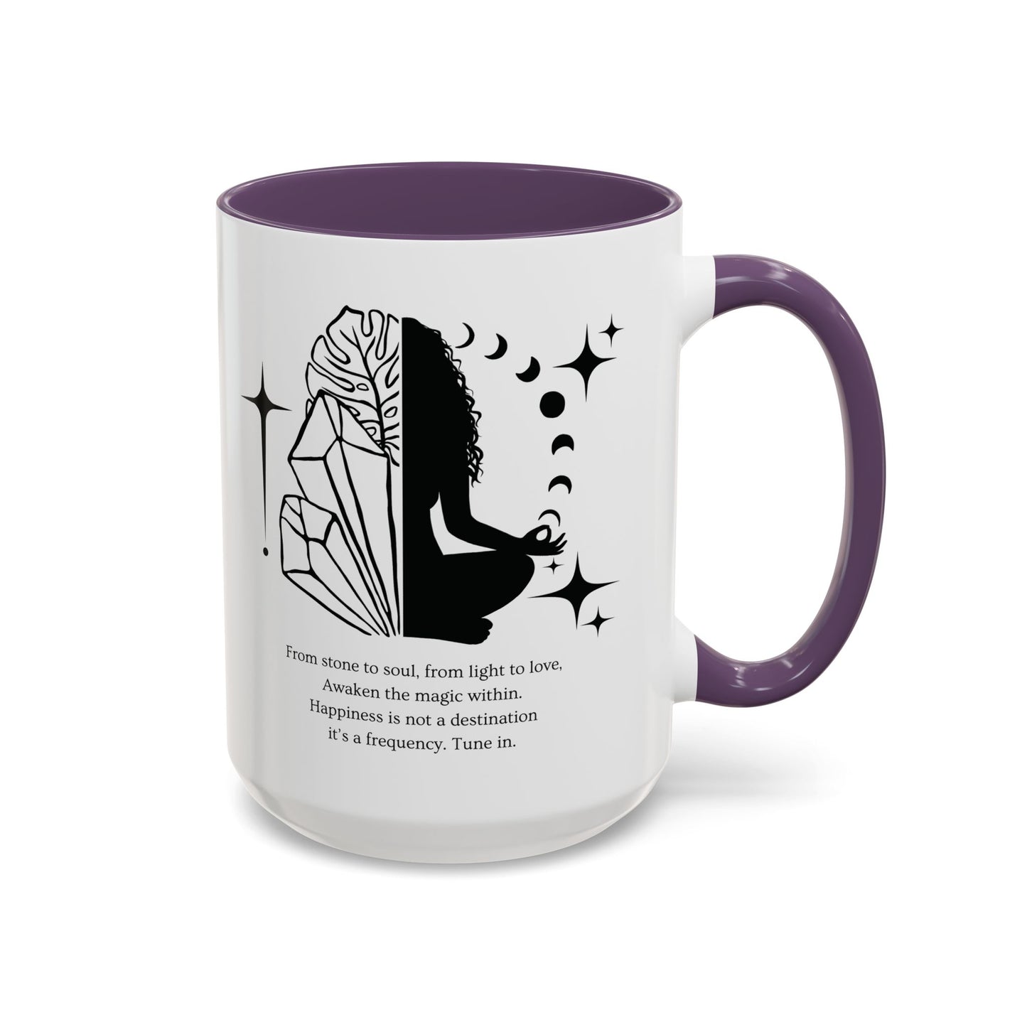Awaken the Magic Accent Coffee Mug – Inspirational 11/15oz Mug for Daily Motivation