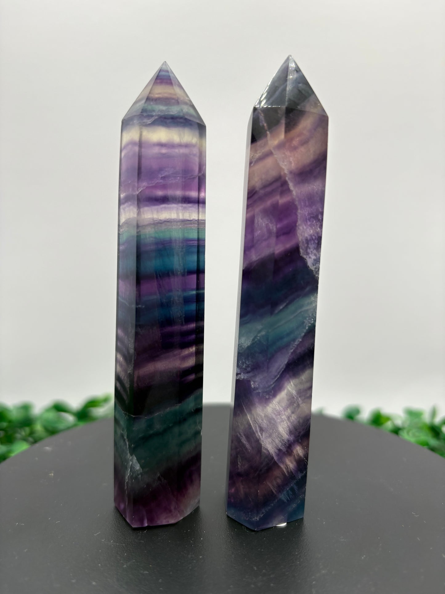 Rainbow Fluorite Tower/Point