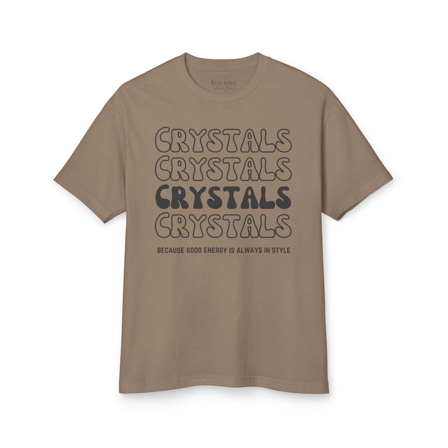Crystal Vibes Unisex Heavyweight Tee - Good Energy Graphic Shirt