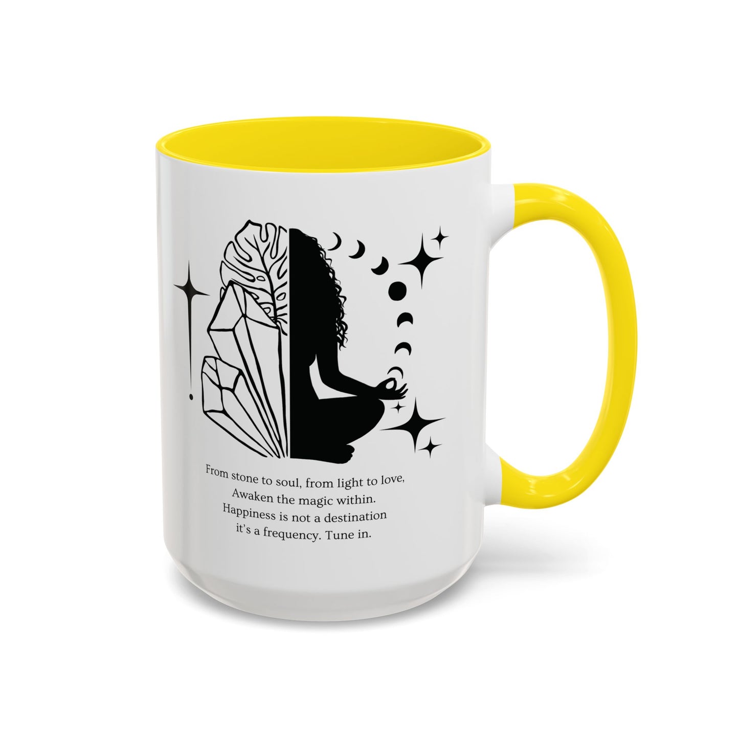 Awaken the Magic Accent Coffee Mug – Inspirational 11/15oz Mug for Daily Motivation