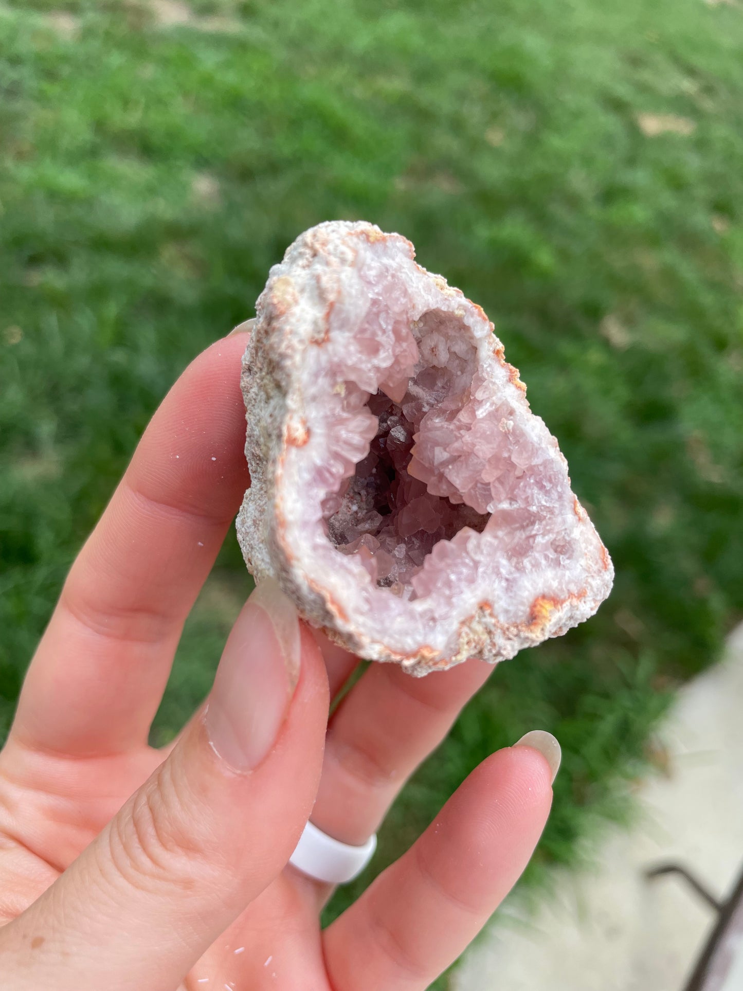 Pink Amethyst Geode #16