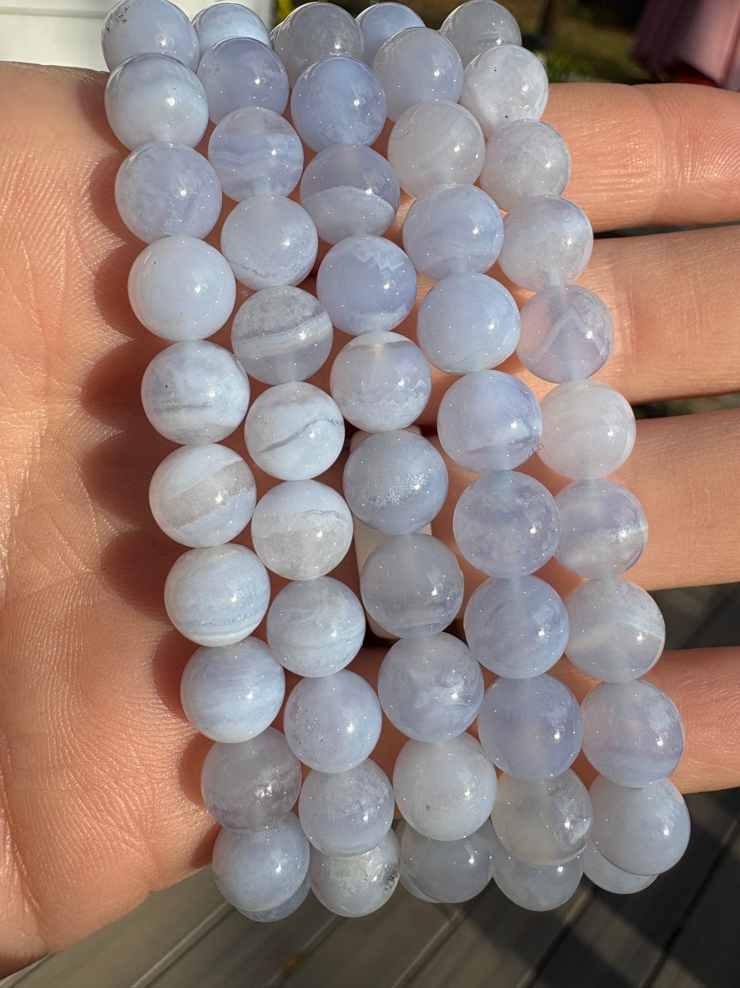 Blue Lace Agate Bracelet
