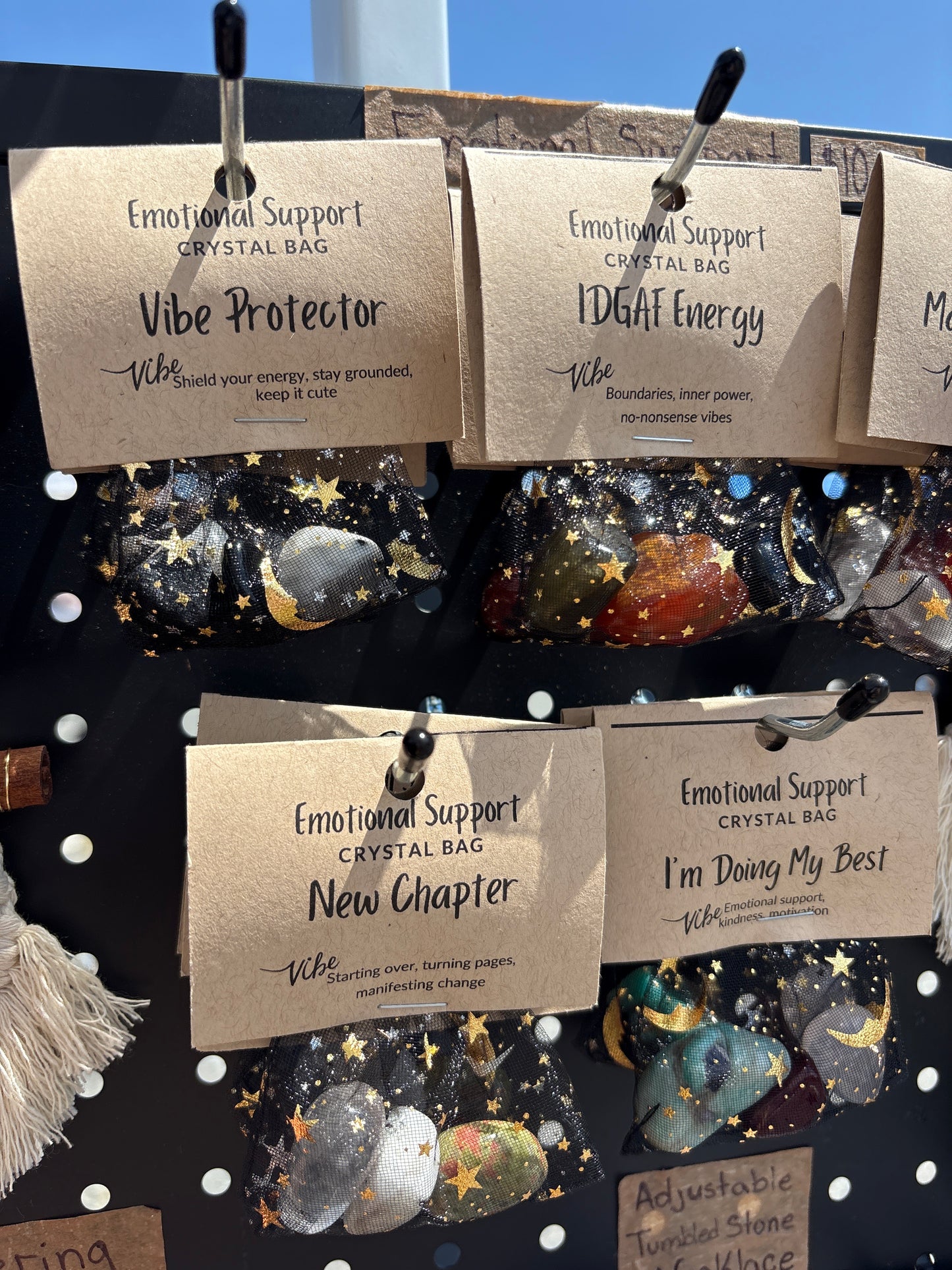 Emotional Support Crystal Bag