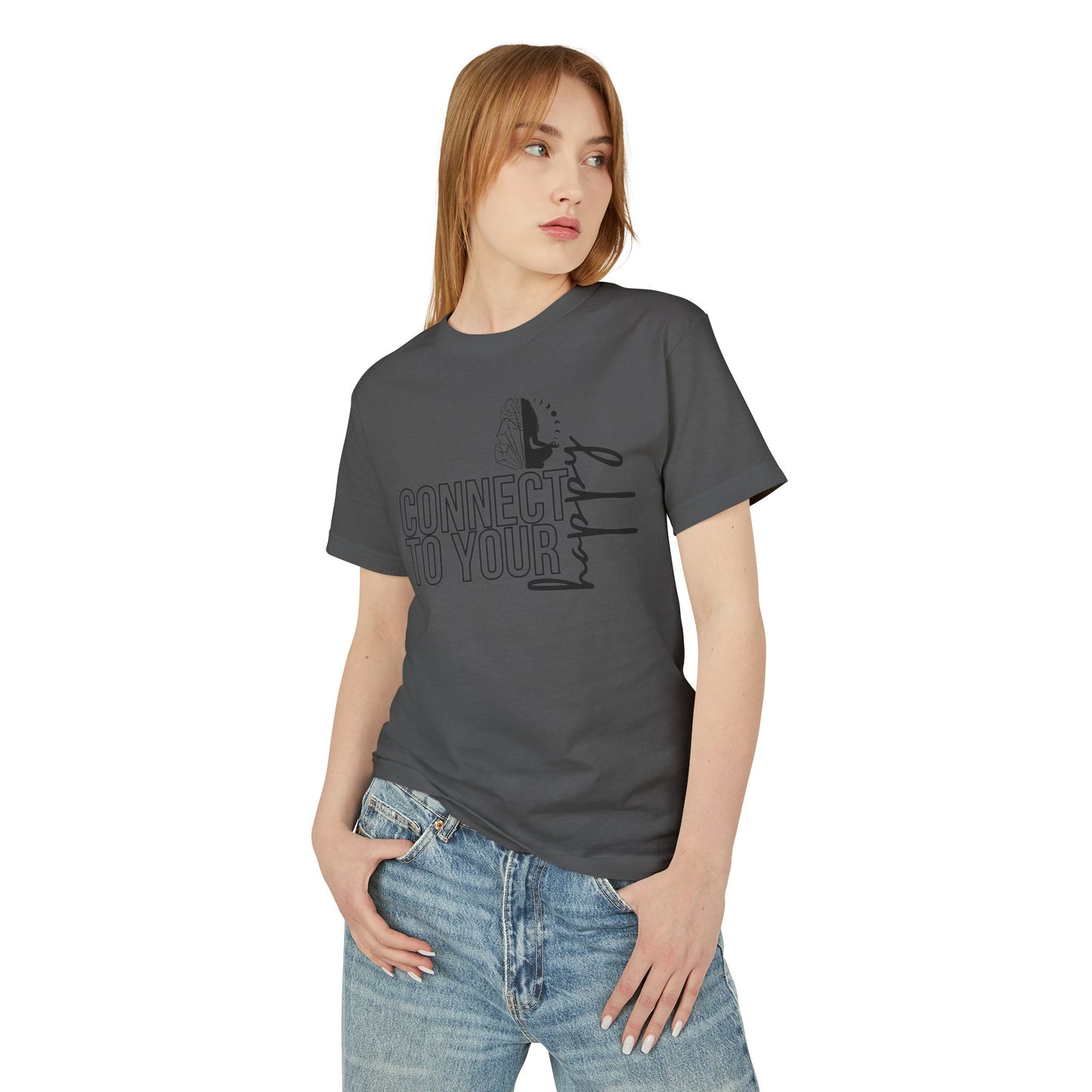 Unisex Connect to Your Happy Tee - Garment-Dyed Heavyweight Cotton
