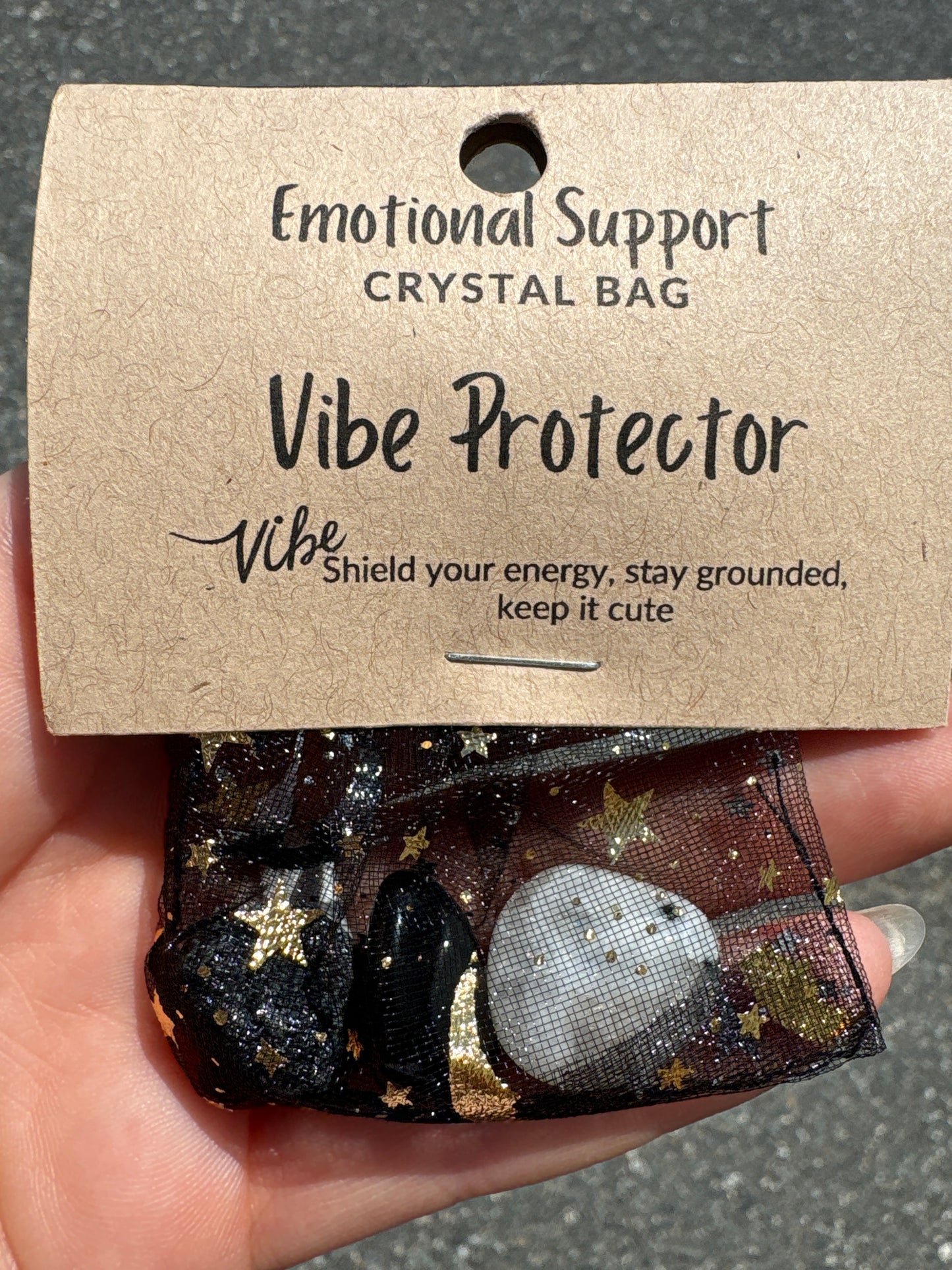 Emotional Support Crystal Bag