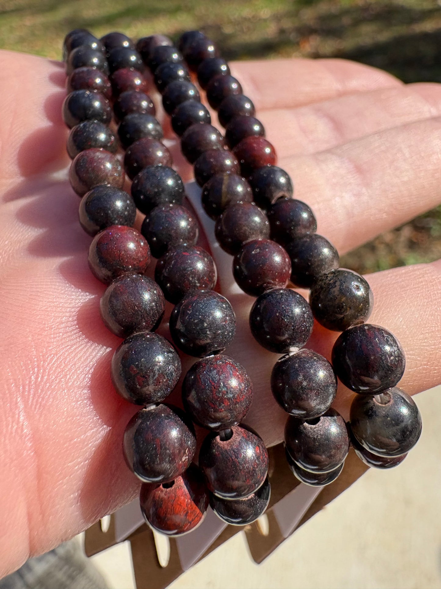 Bloodstone 6mm Bracelet