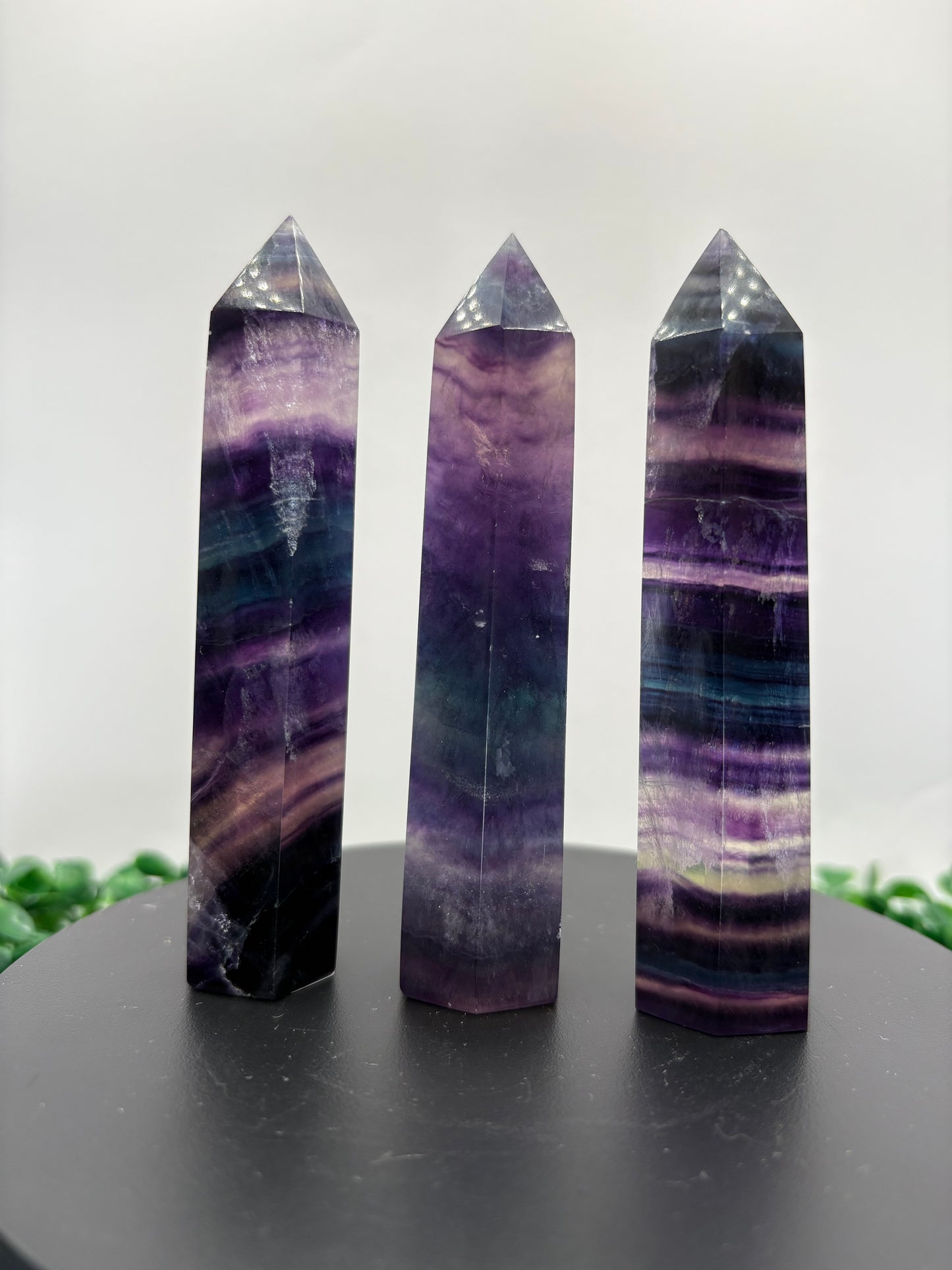 Rainbow Fluorite Tower/Point