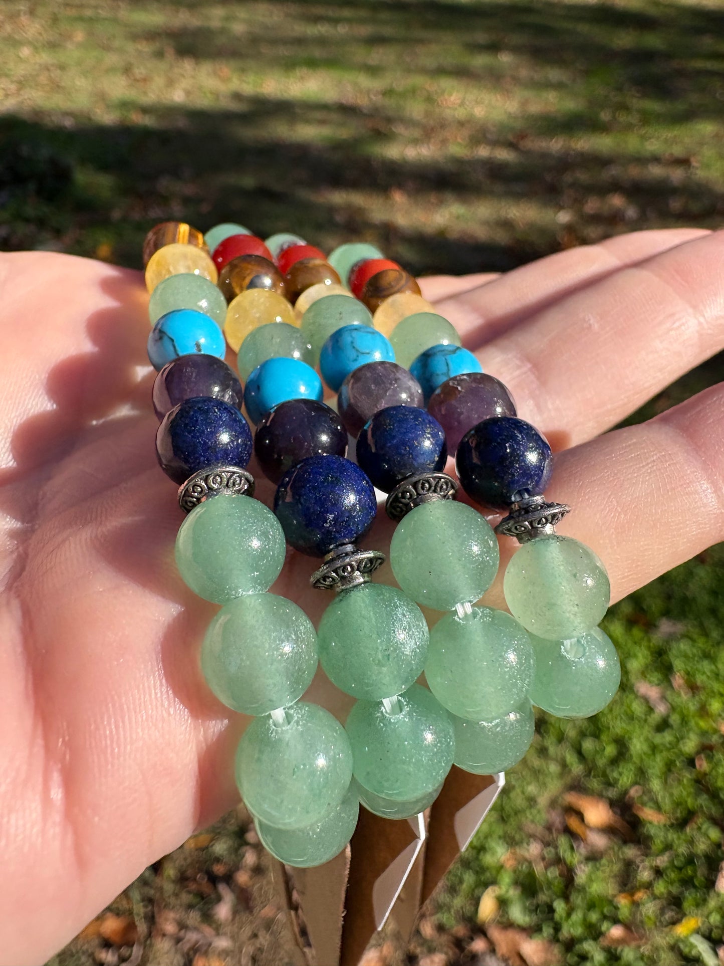 Chakra/Green Aventurine Bracelet