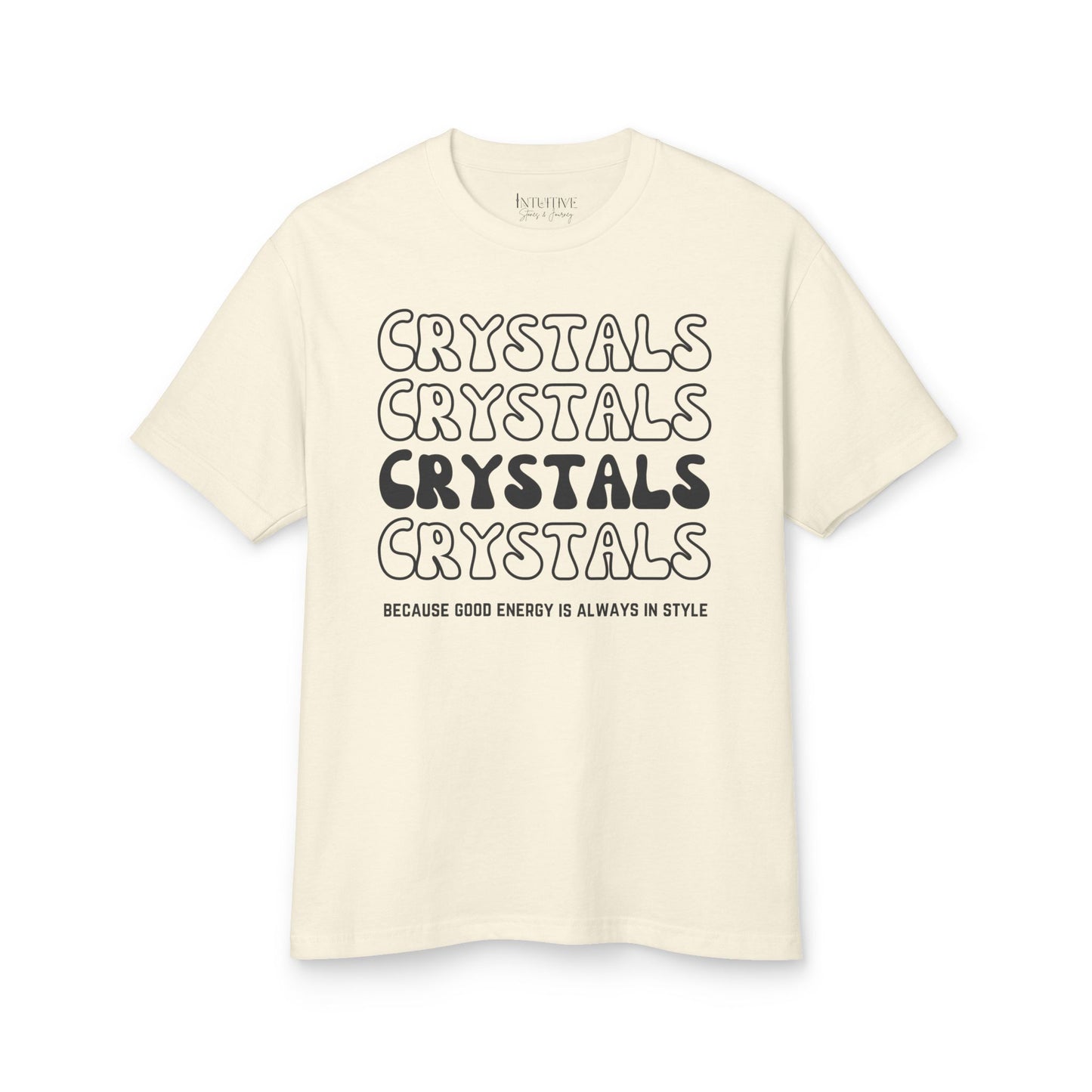 Crystal Vibes Unisex Heavyweight Tee - Good Energy Graphic Shirt