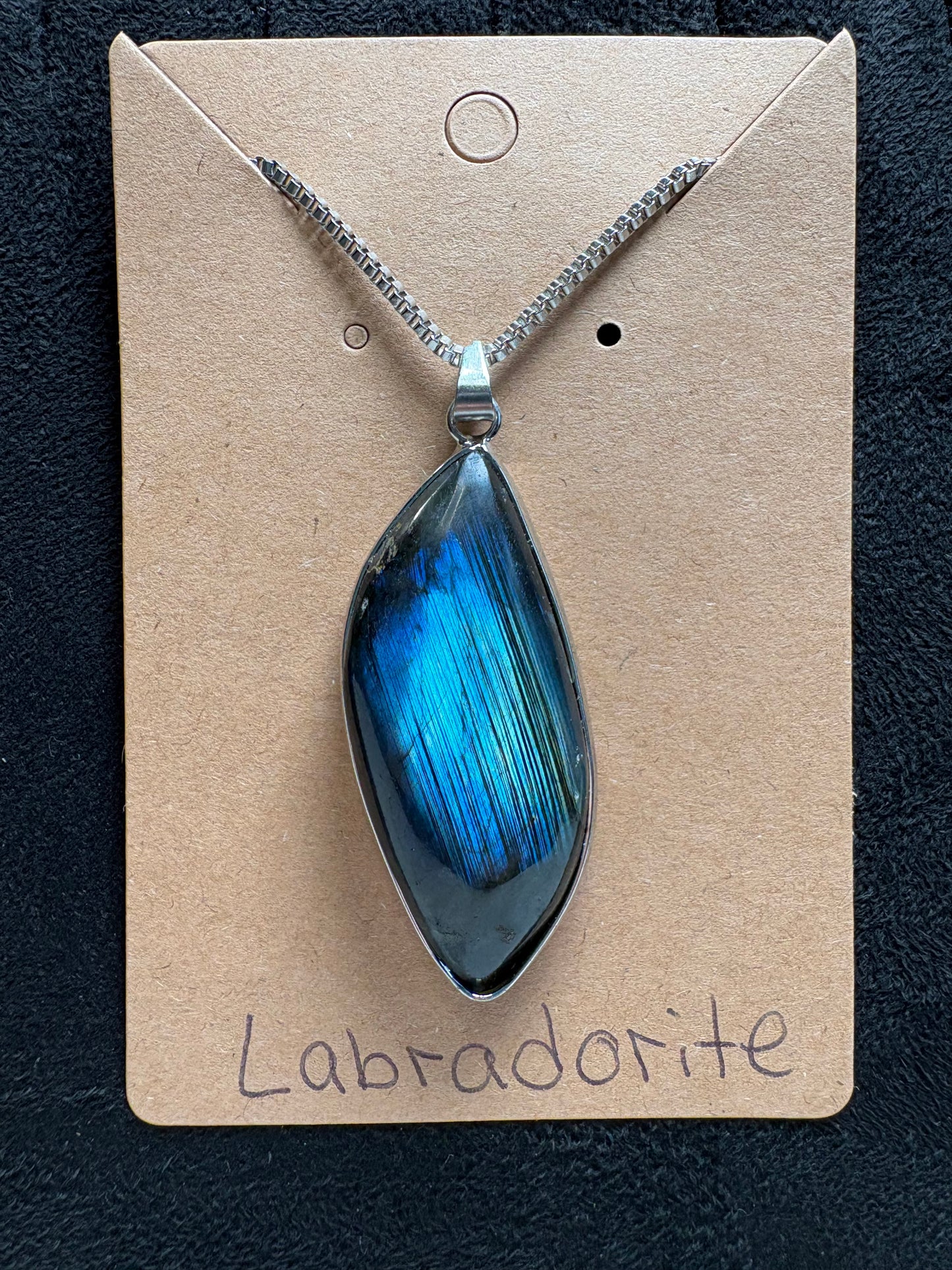 Labradorite Pendant Necklace #5 | Protection, Awakening, Transformation
