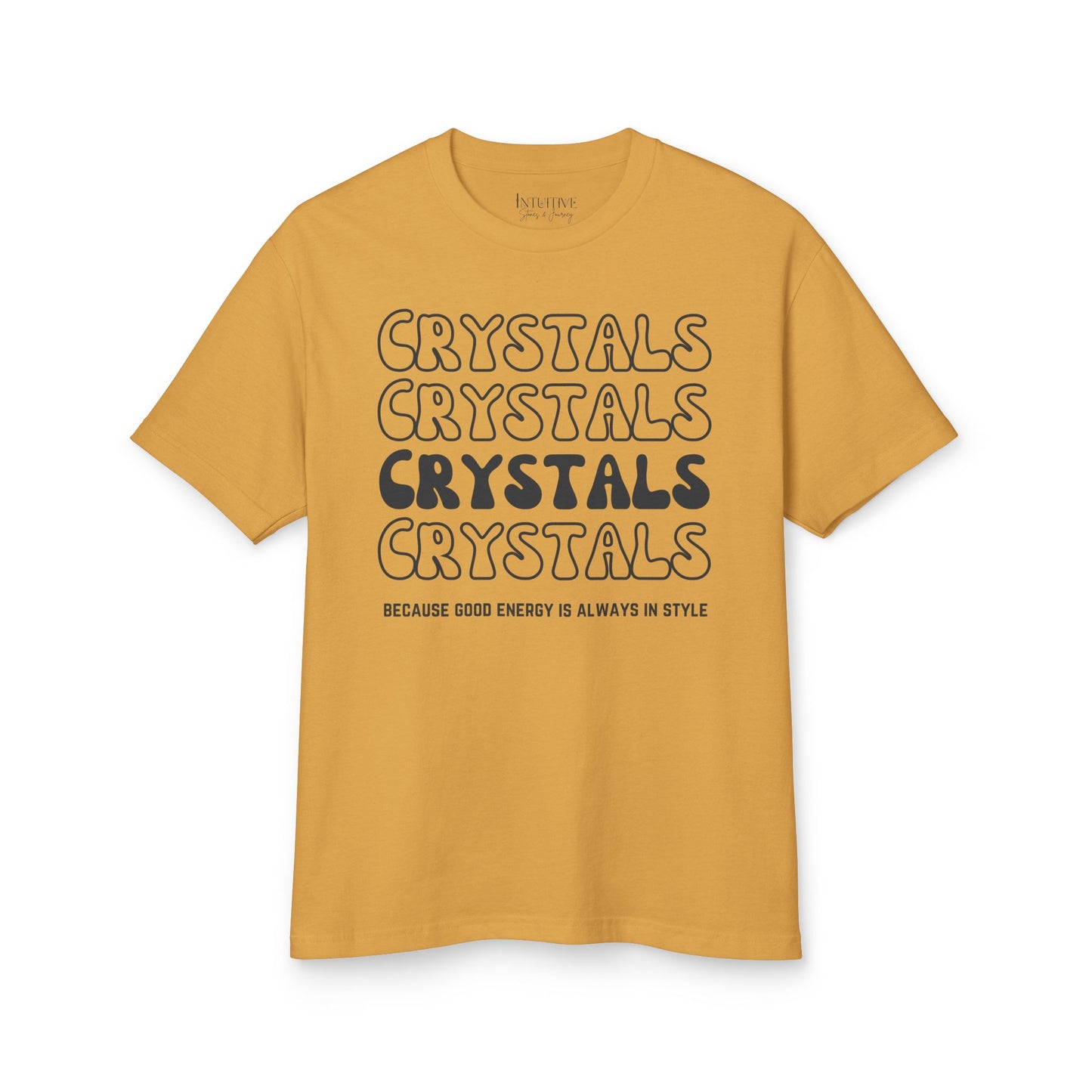 Crystal Vibes Unisex Heavyweight Tee - Good Energy Graphic Shirt