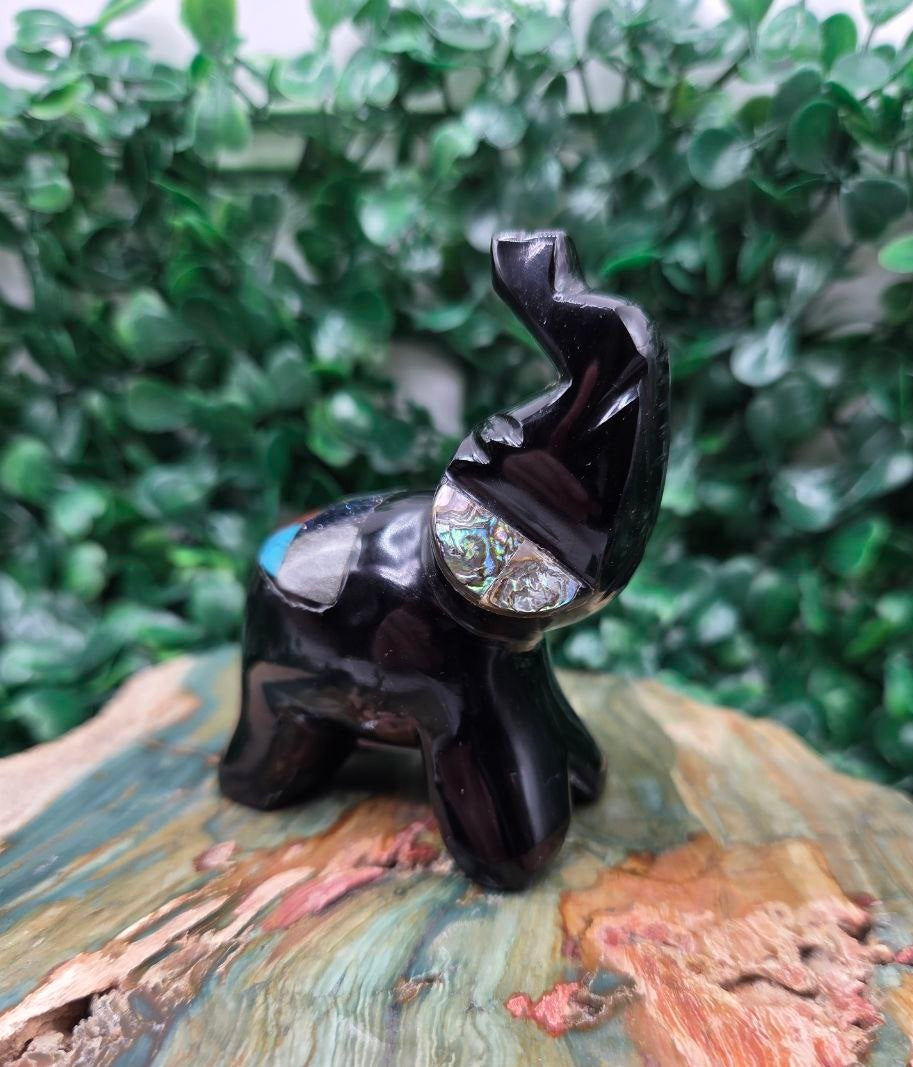 Spirit Elephant (Silver Sheen Obsidian)