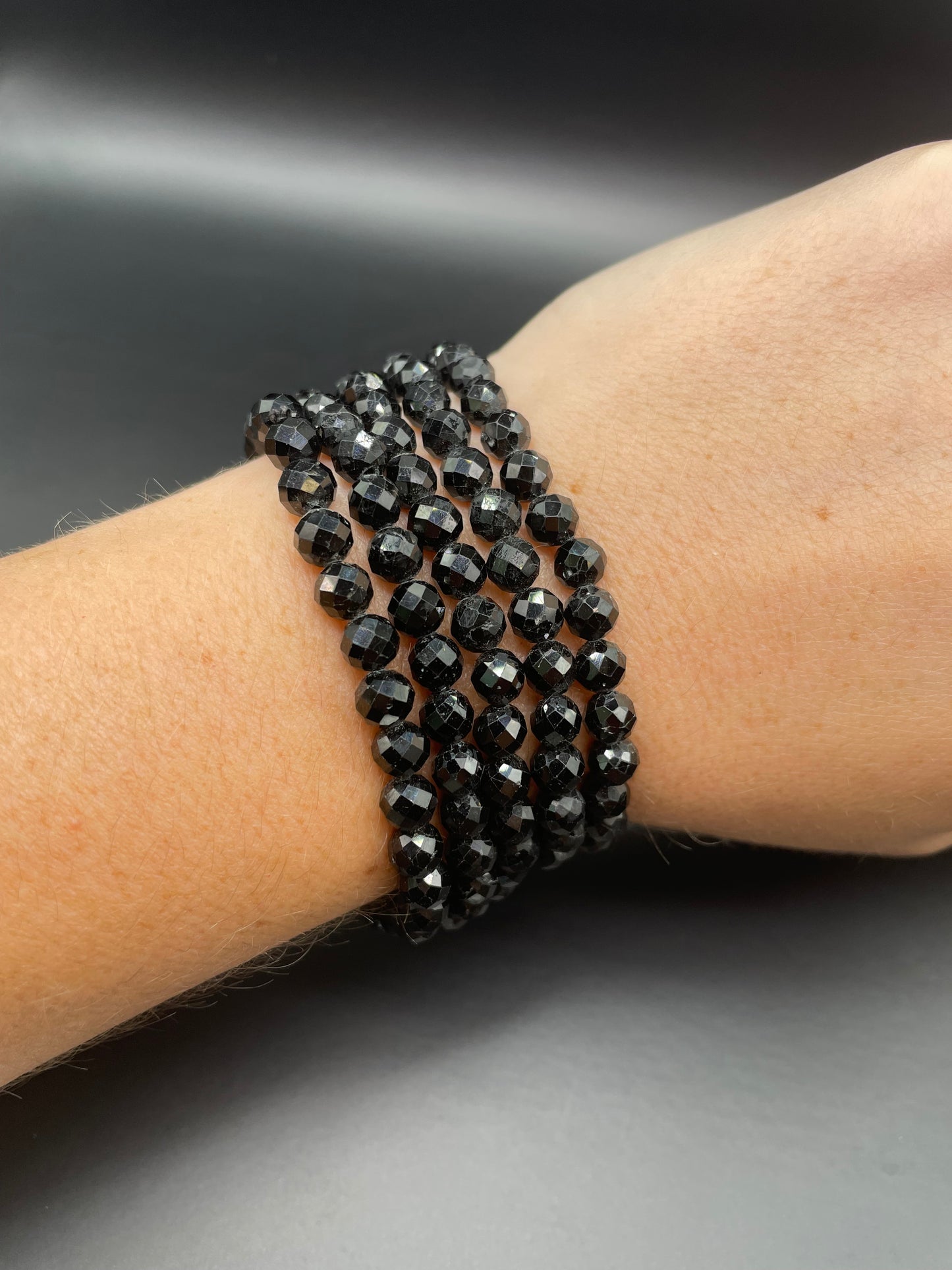 Black Tourmaline bracelet 6mm
