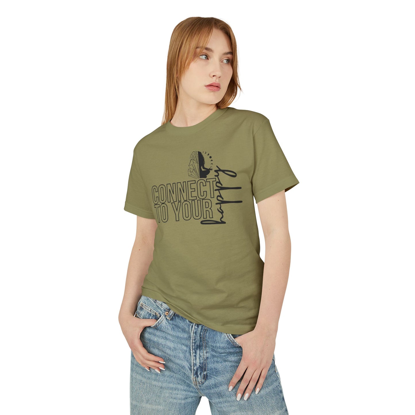 Unisex Connect to Your Happy Tee - Garment-Dyed Heavyweight Cotton