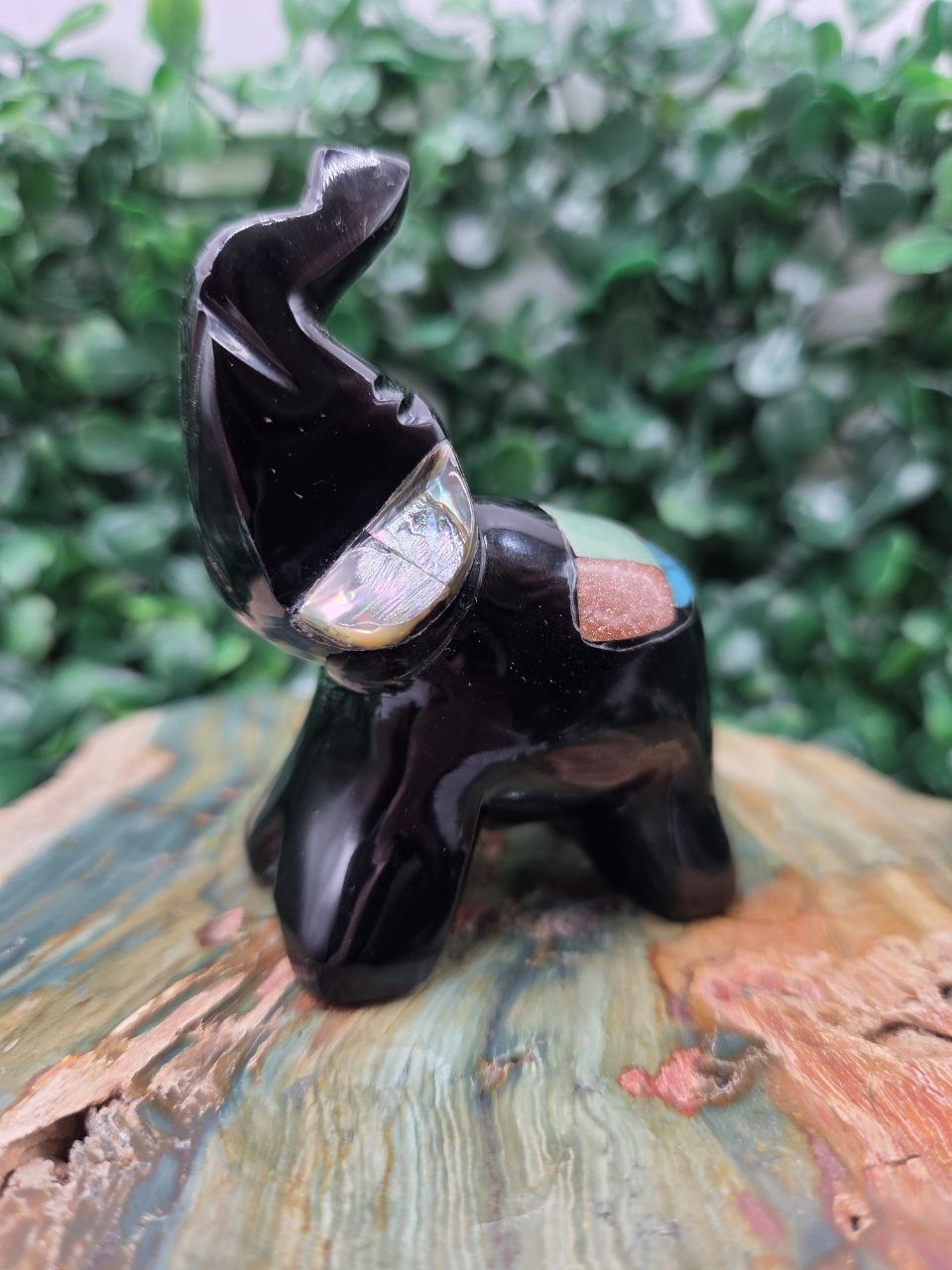Spirit Elephant (Silver Sheen Obsidian)