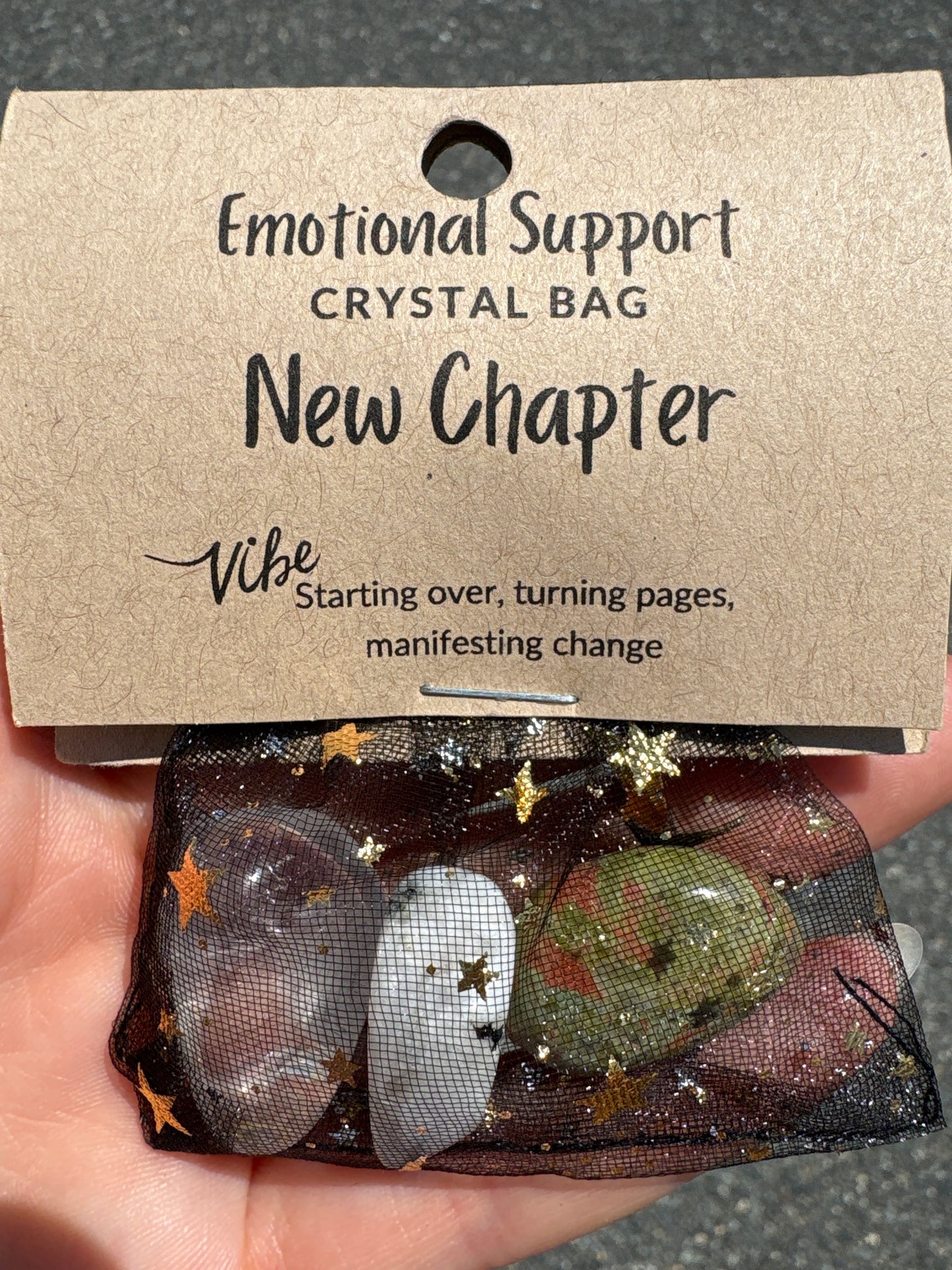 Emotional Support Crystal Bag