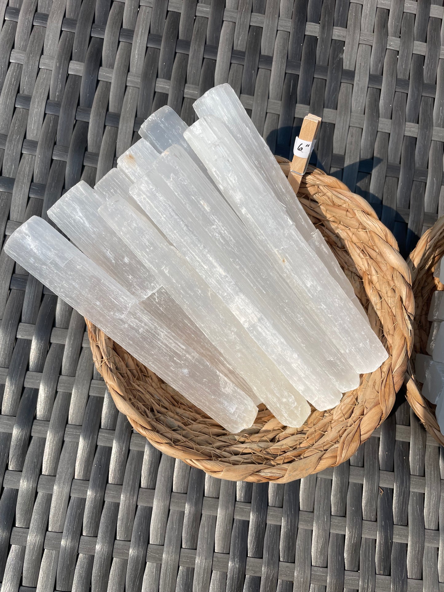 Selenite wands (Raw)