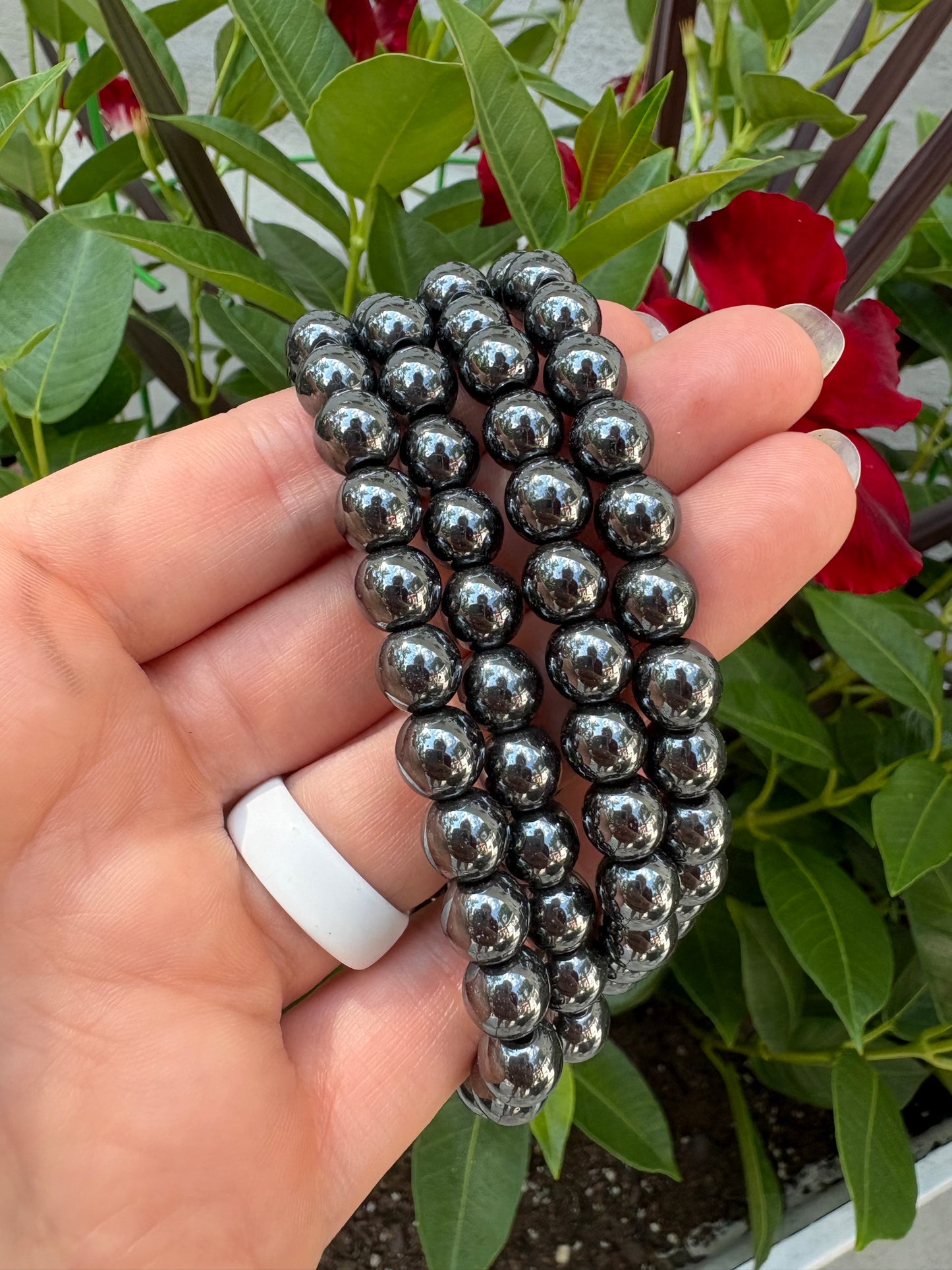 Hematite bracelet 8mm