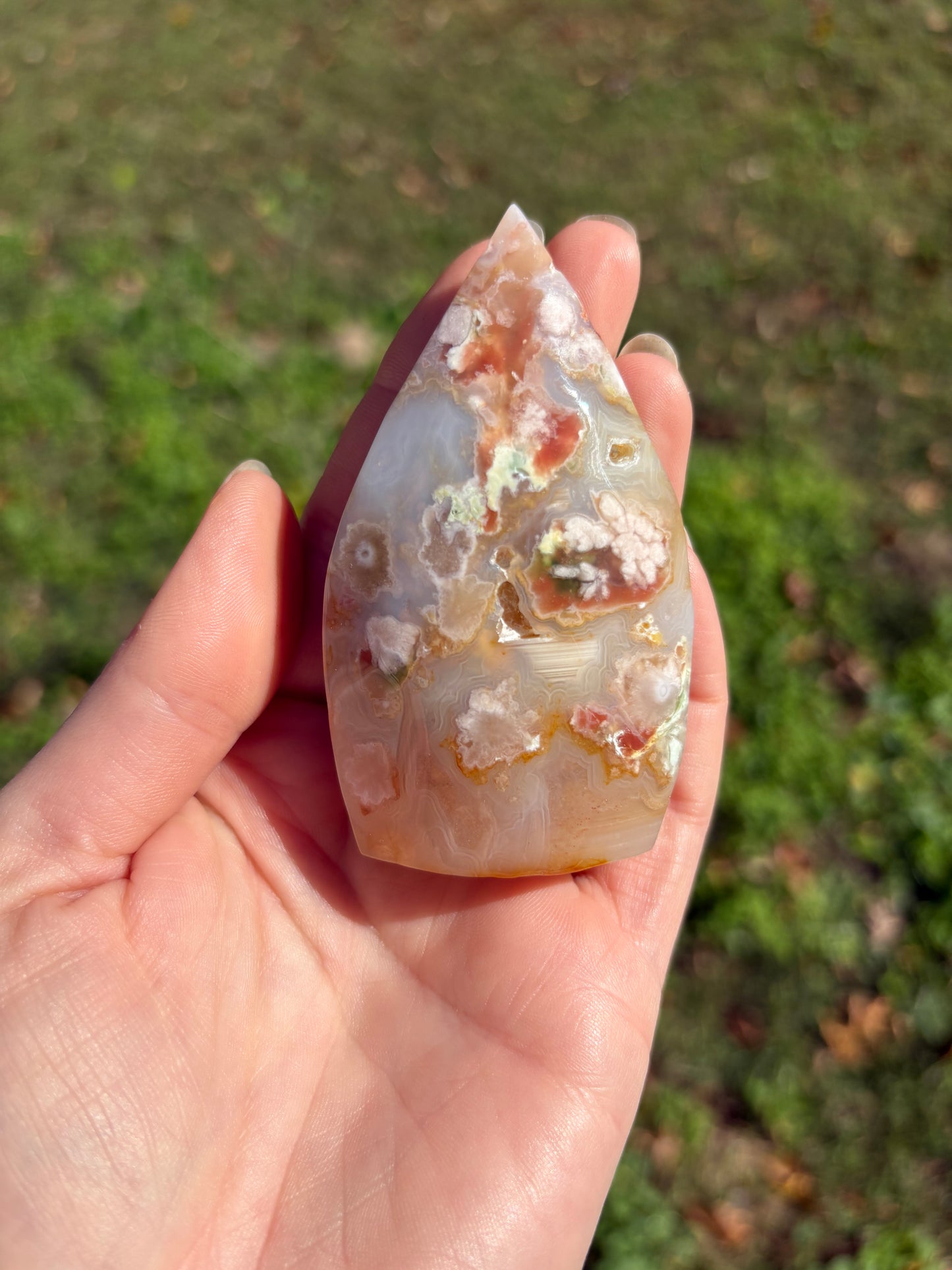 Flower Agate flam Freeform