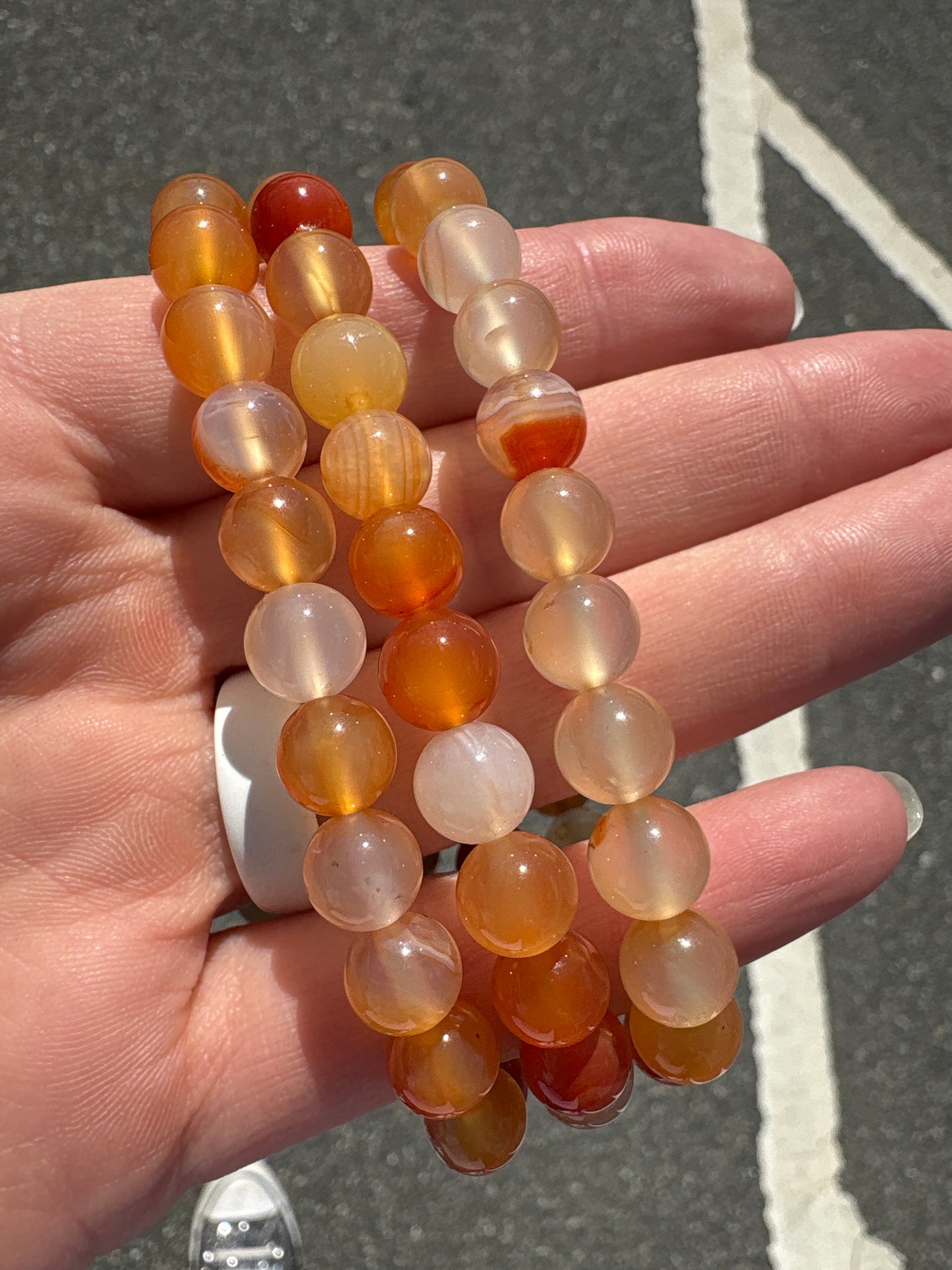 Carnelian Bracelet 8mm