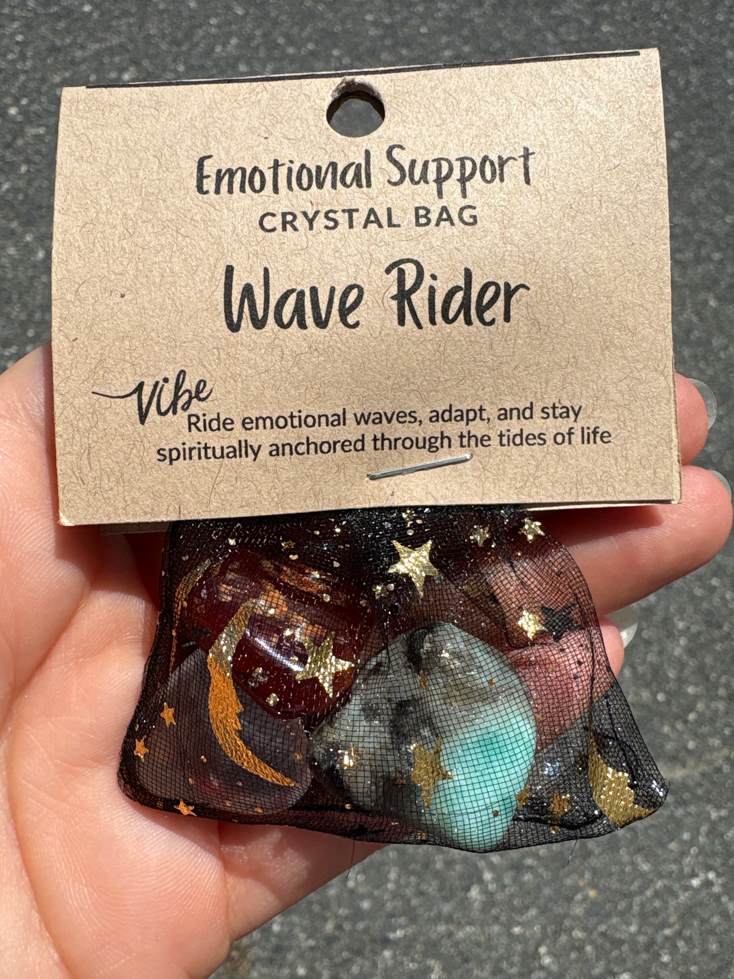 Emotional Support Crystal Bag