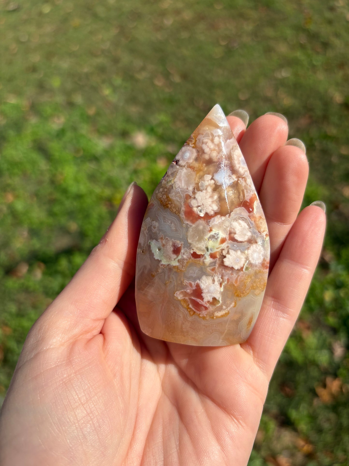 Flower Agate flam Freeform
