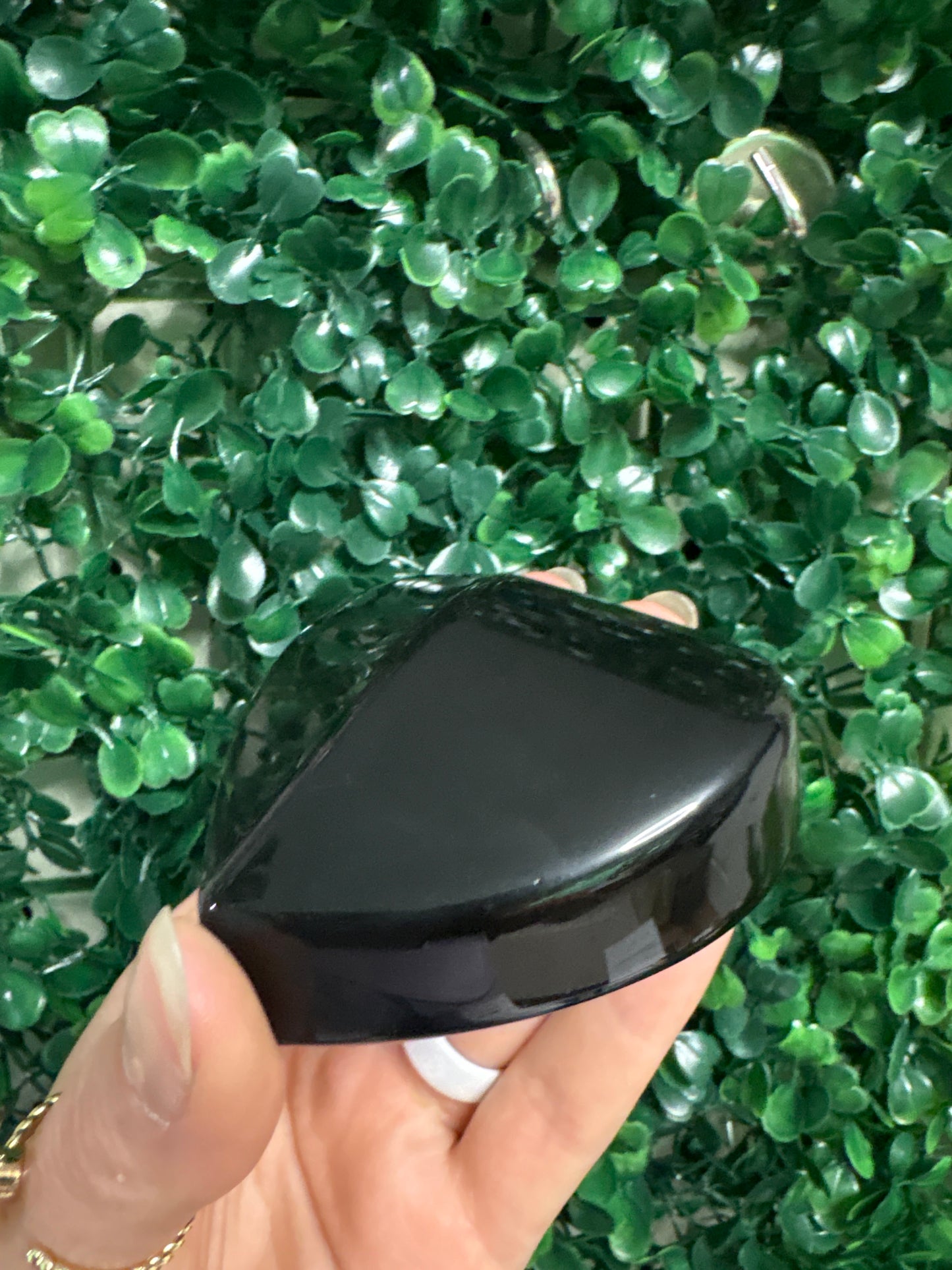 Rainbow Obsidian heart