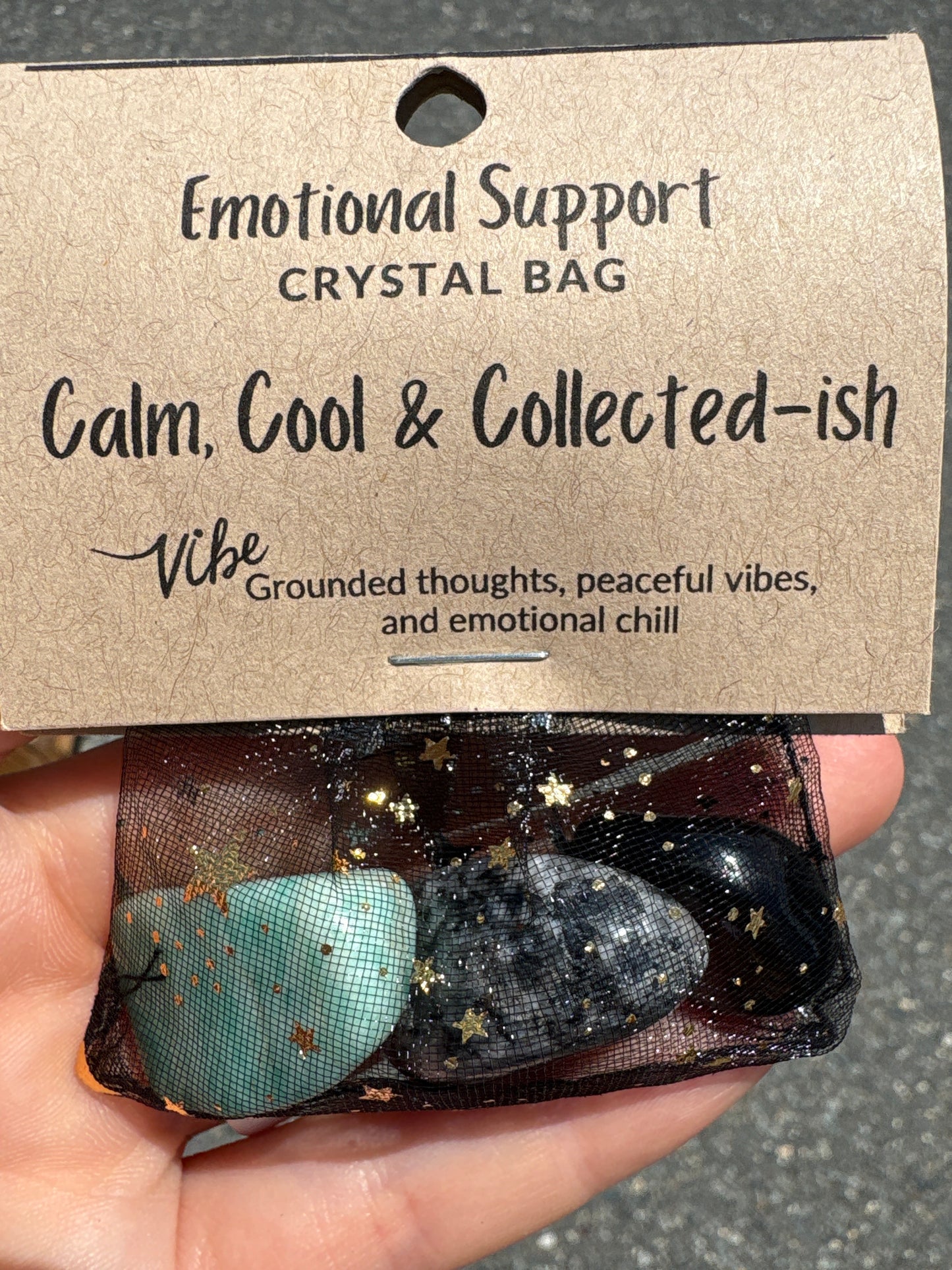 Emotional Support Crystal Bag