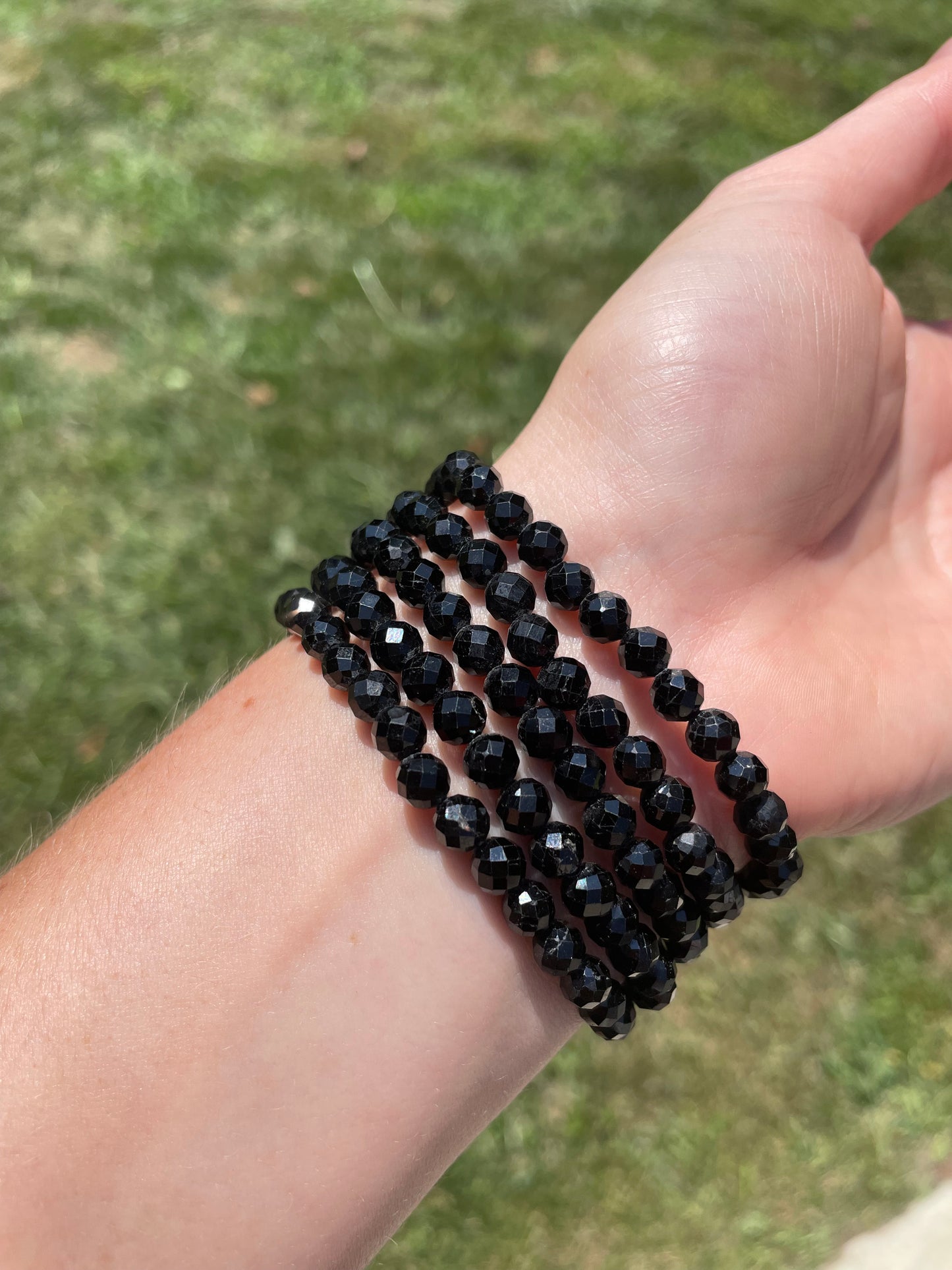 Black Tourmaline bracelet 6mm