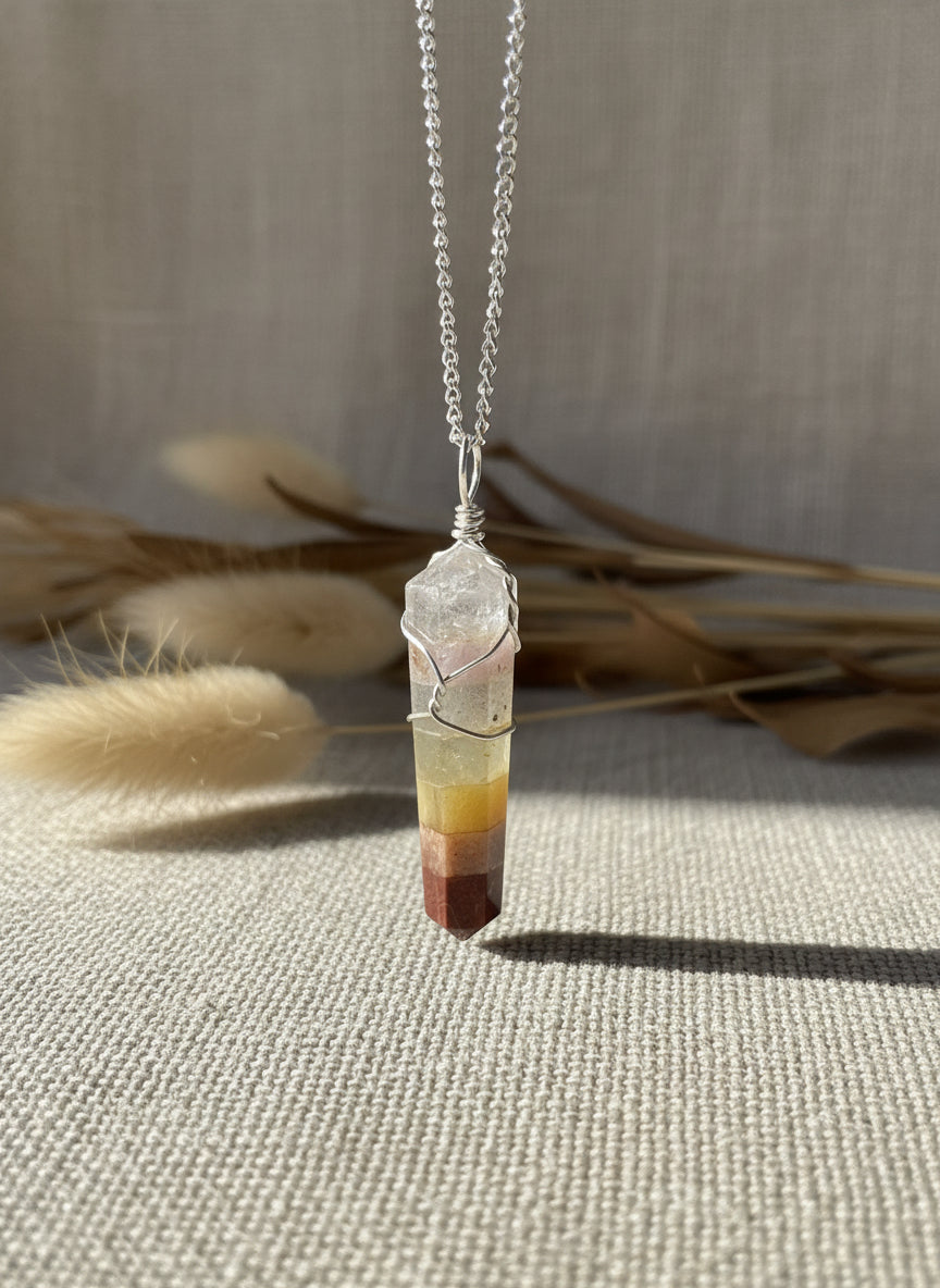 Chakra Stone Point Necklace