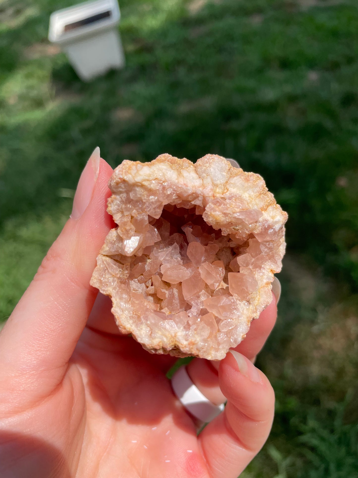 Pink Amethyst Geode #14