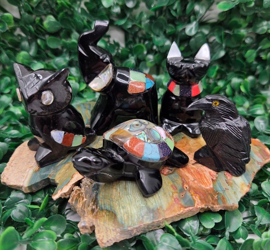 Animal Crystal Carvings