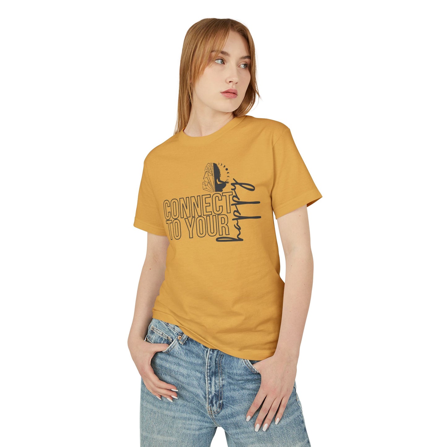 Unisex Connect to Your Happy Tee - Garment-Dyed Heavyweight Cotton