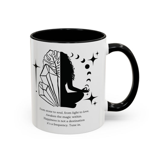 Awaken the Magic Accent Coffee Mug – Inspirational 11/15oz Mug for Daily Motivation