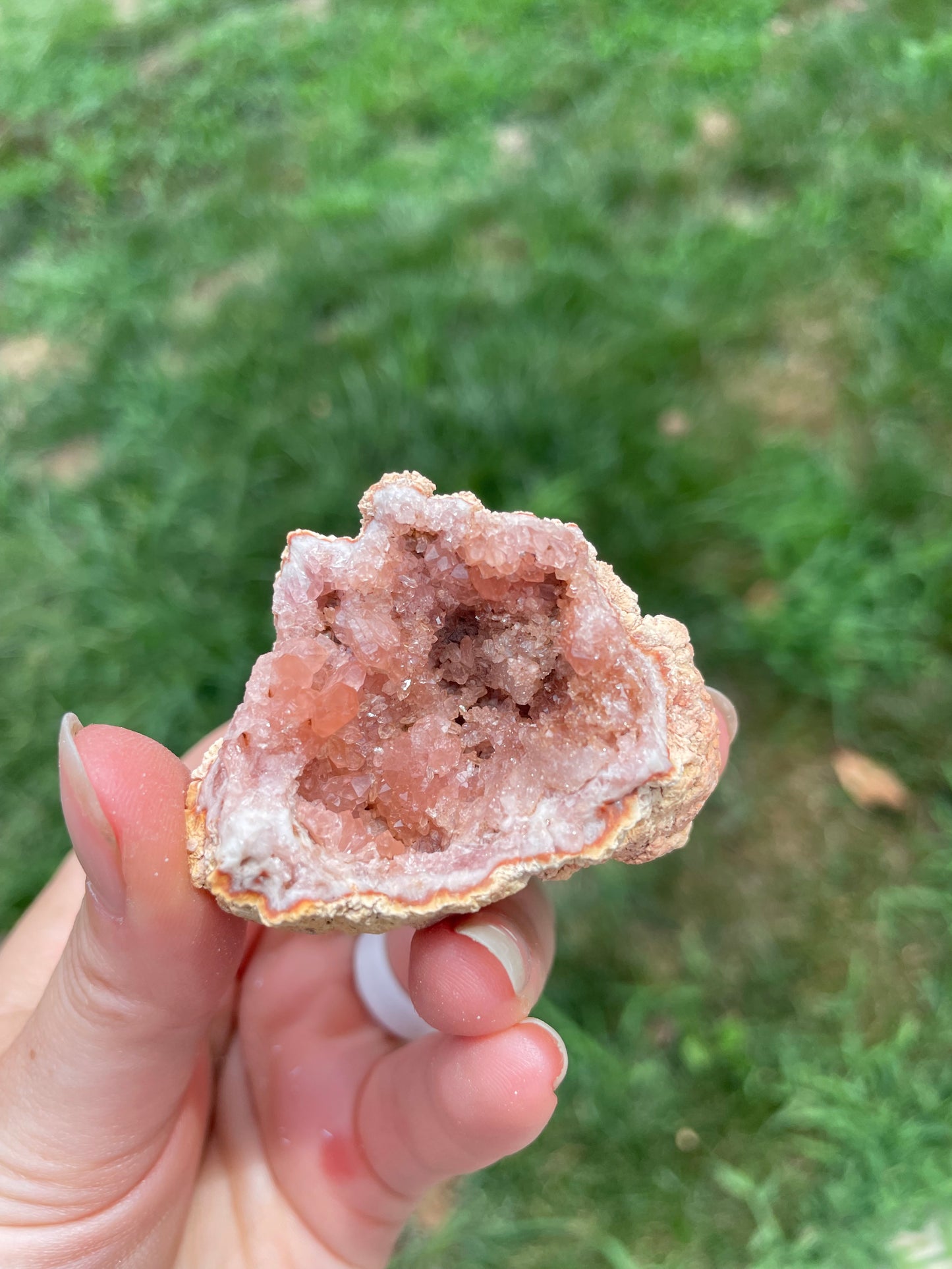 Pink Amethyst Geode #17