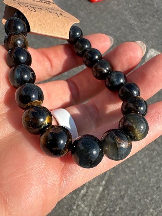 Golden Blue Tiger Eye 10mm