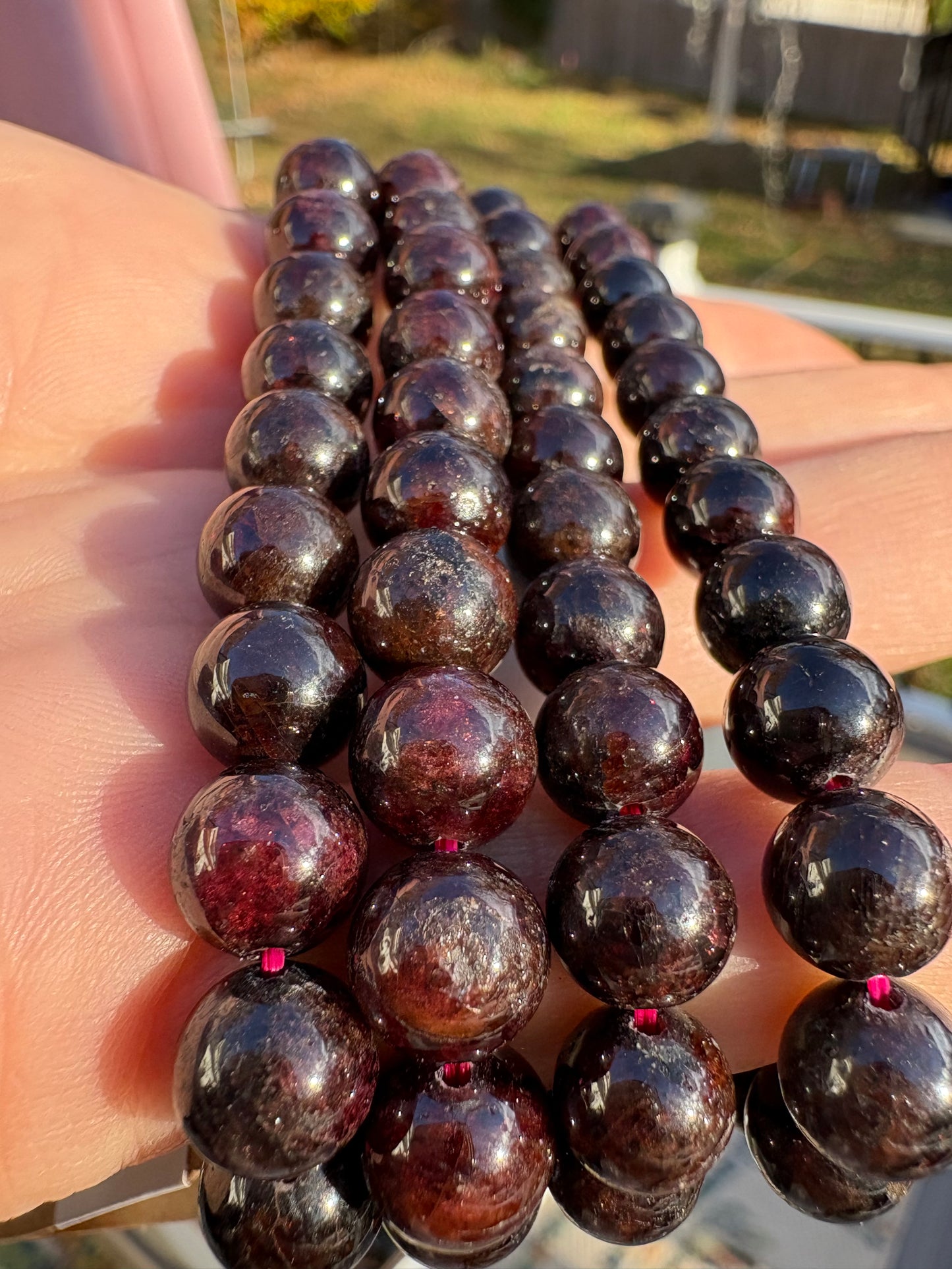 Garnet Bracelet 8mm