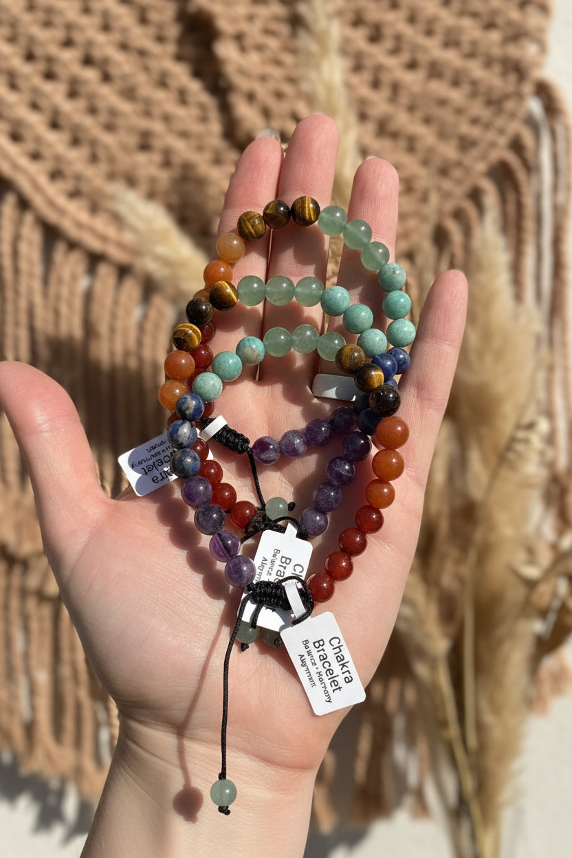 Chakra string bracelet ￼