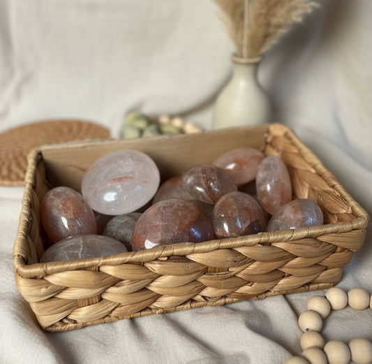 Hematite Quartz Pebble Stone