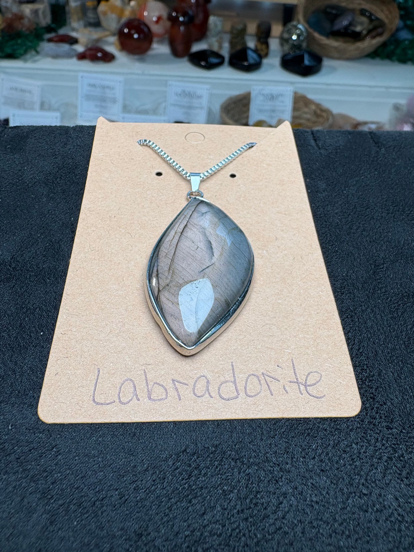 Labradorite Pendant Necklace #2 | Protection, Awakening, Transformation