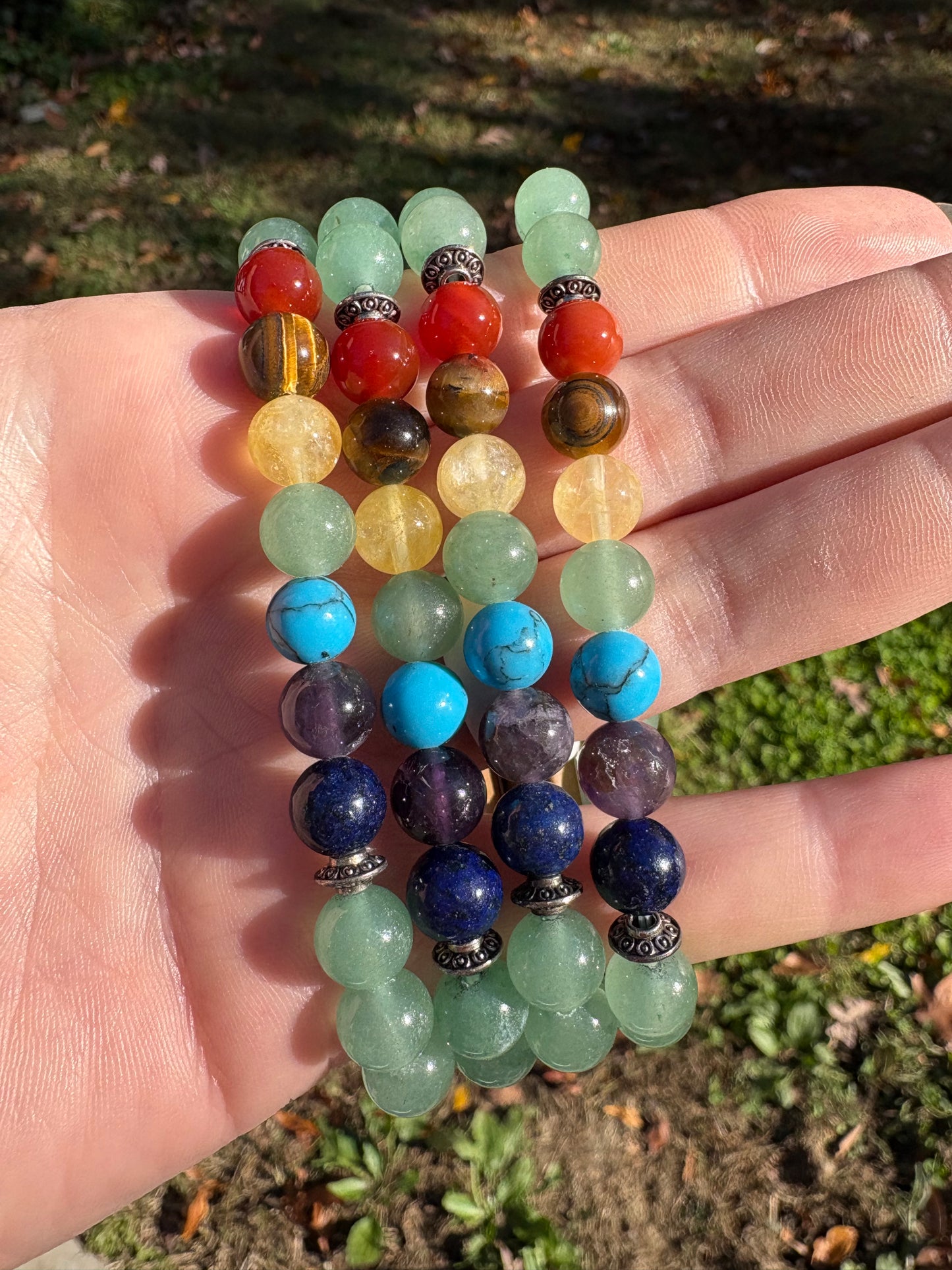 Chakra/Green Aventurine Bracelet