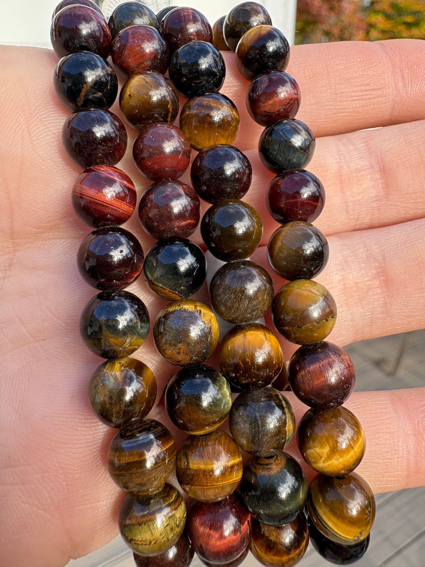 Multi Color Tiger’s Eye Bracelet