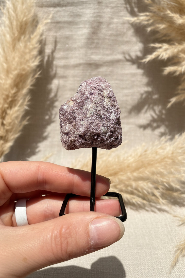 Raw Stone on Stand